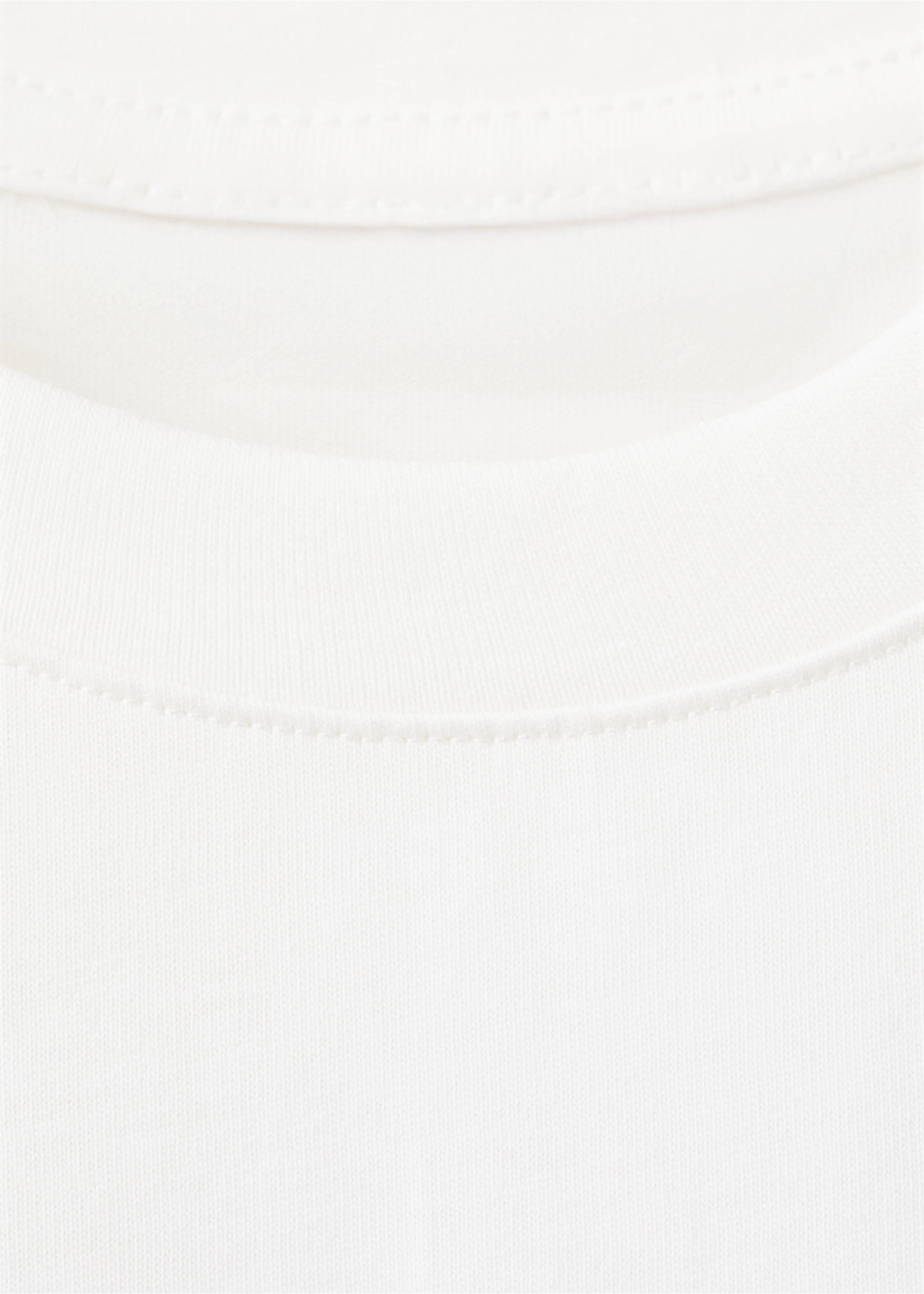 Camiseta estampada manga corta - Detalle del artículo 8, Blanco roto. Ref: 27001512-00.