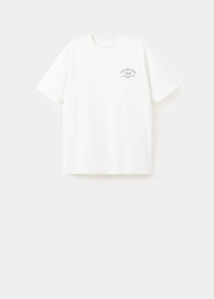 Short-sleeved printed t-shirt — Off White