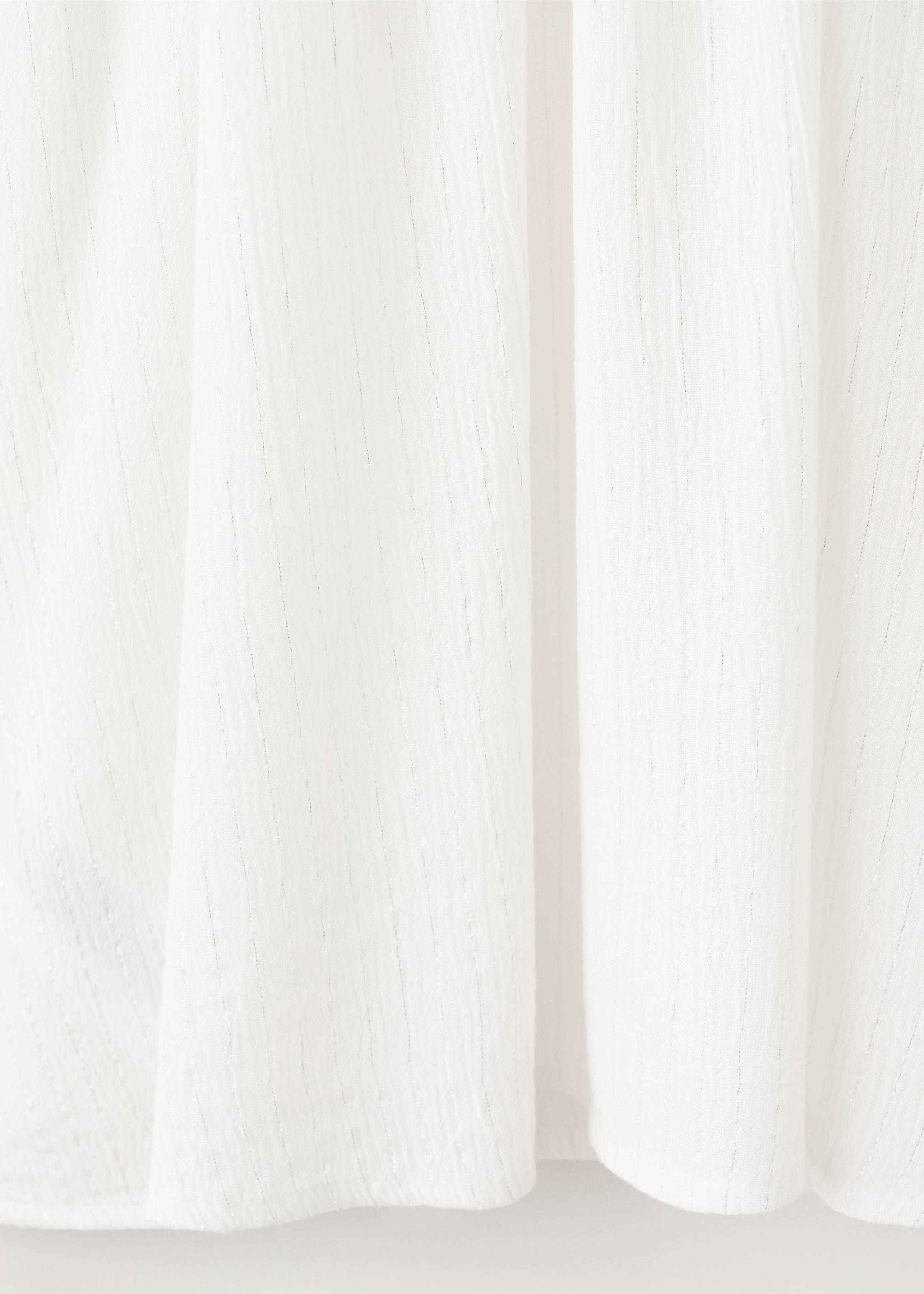 Blouse with lurex details - Деталь изделия 0, Грязно-белый. Ref: 27001513-00.