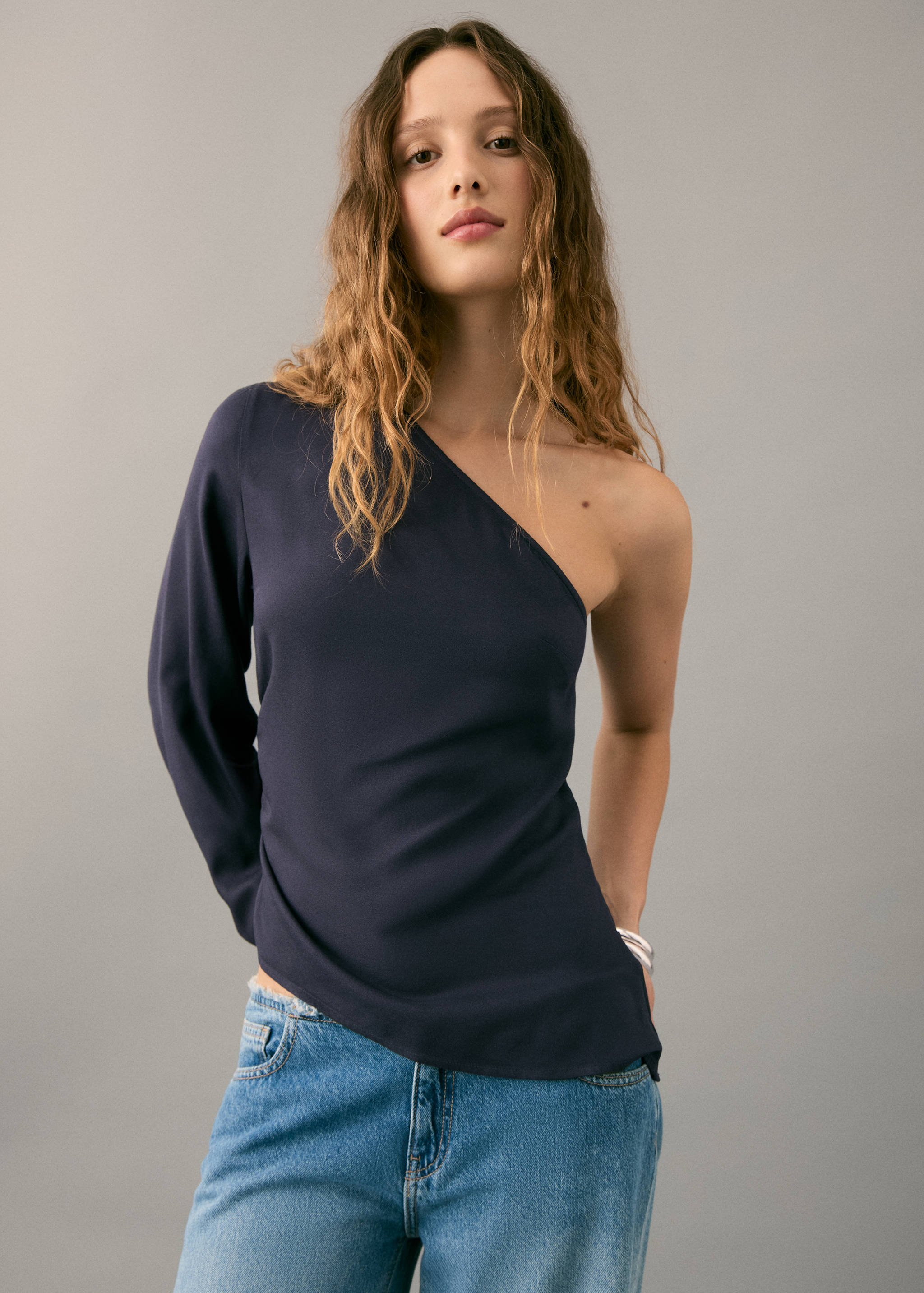 Asymmetrical blouse - Medium plane