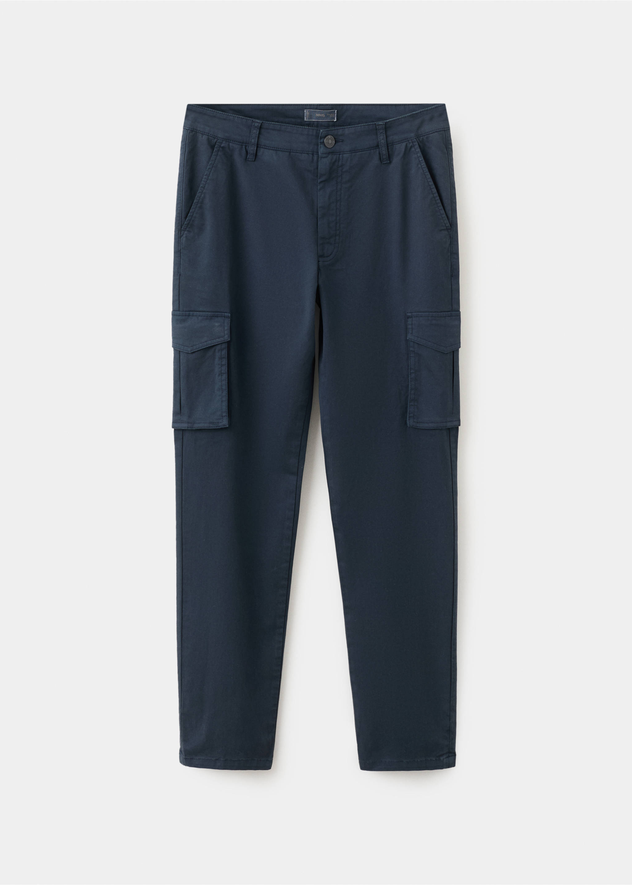 Прямые брюки карго - Изделие без модели, Глубокий темно-синий. Ref: 27001516-00.