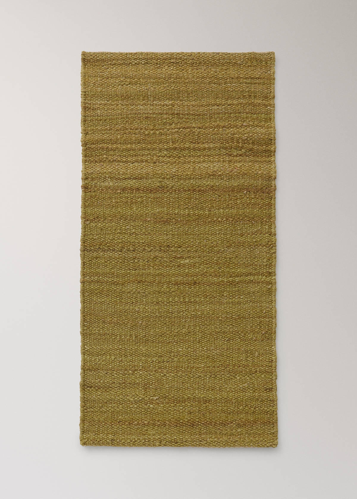Medium jute rug — Mustard