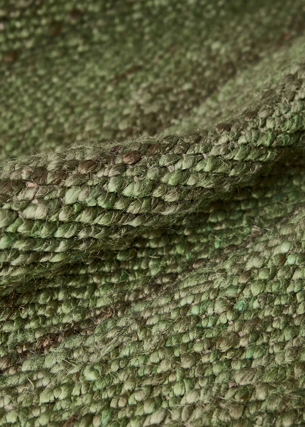 Medium jute rug — Khaki