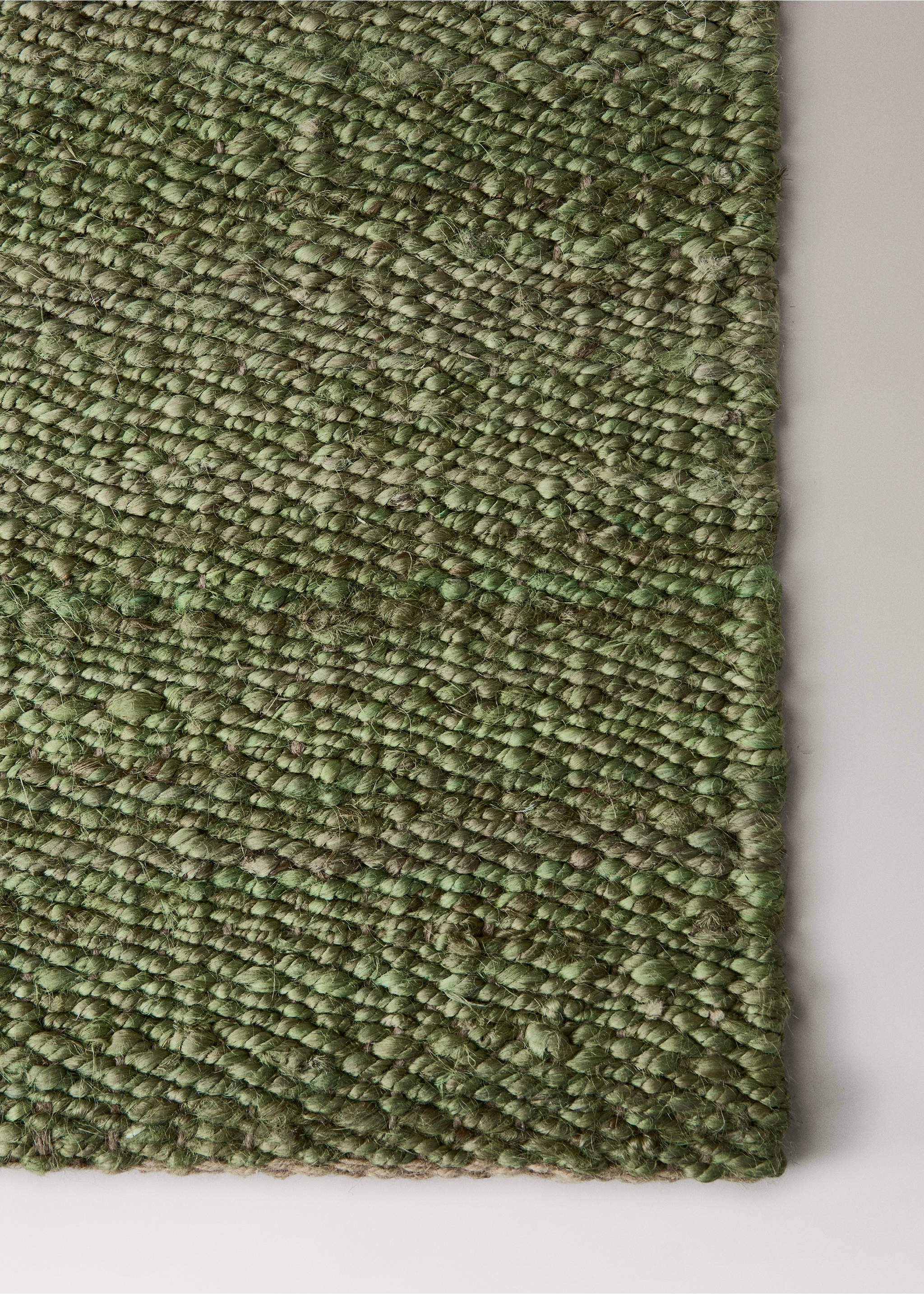Large jute rug - Details of the article 2, Khaki. Ref: 27001518-00.