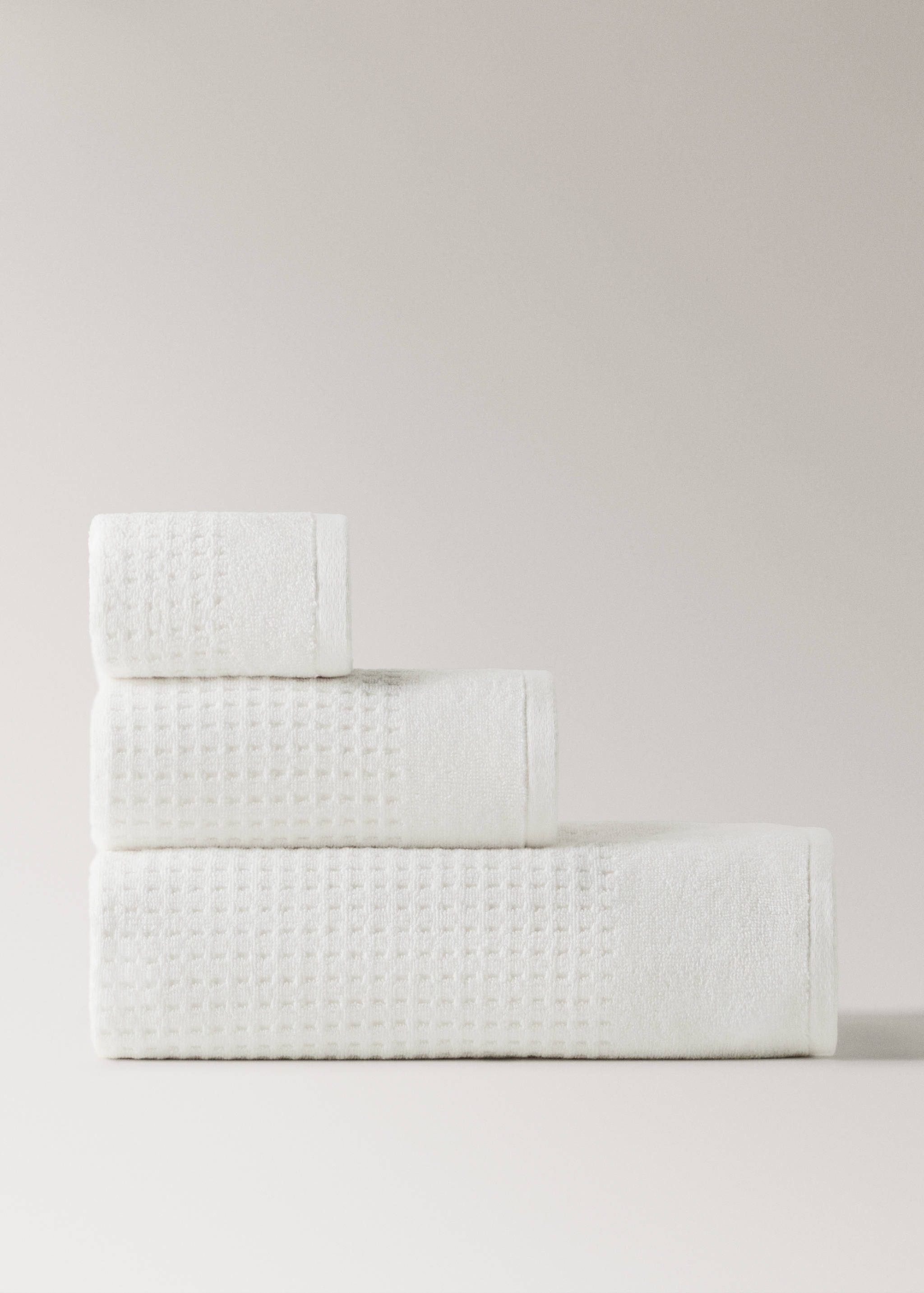 Serviette invité coton bouclette - Article sans modèle