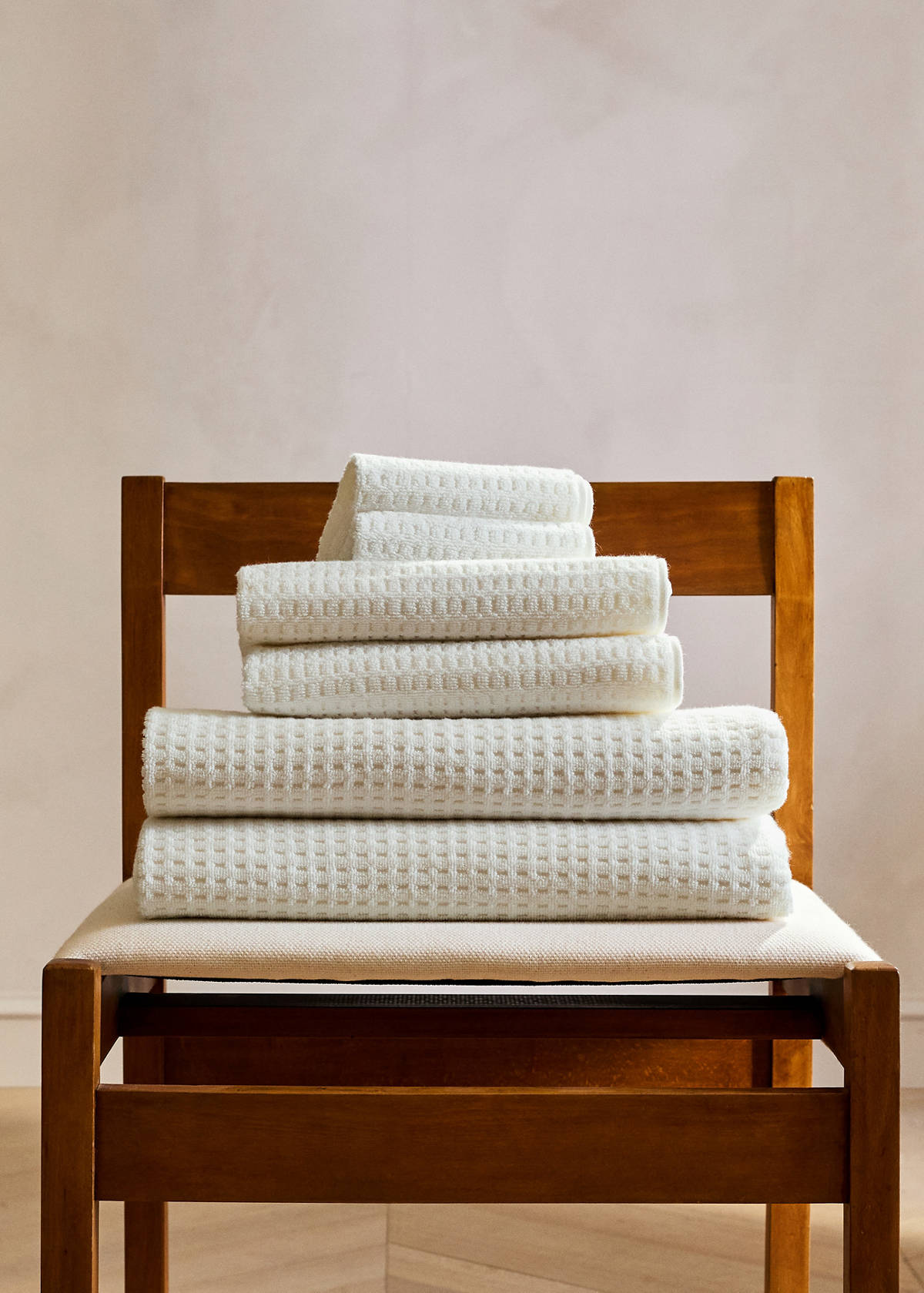 Terry cotton towel — Off White