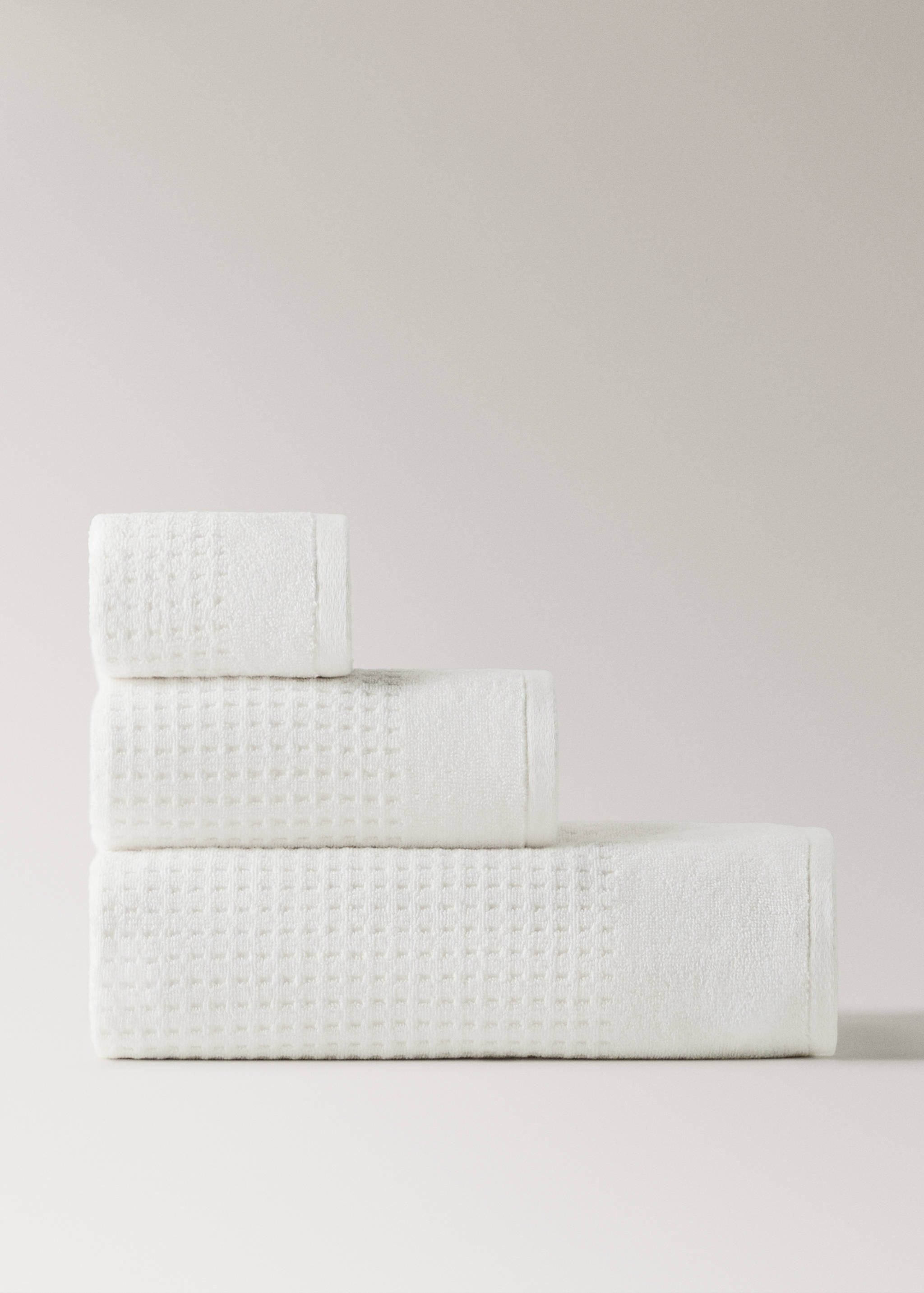 Frottee-Duschtuch aus Baumwolle - Artikel ohne Model