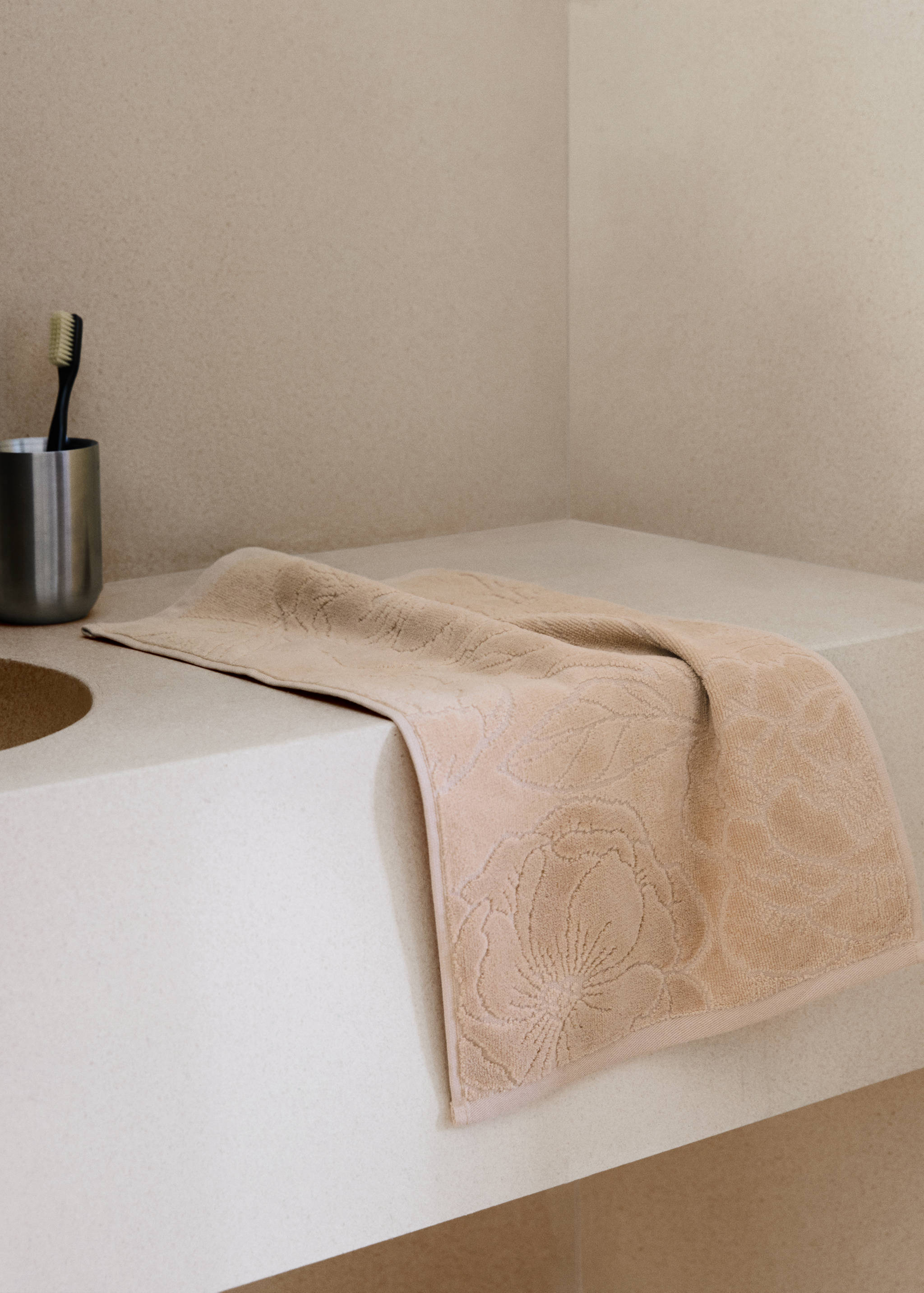 Cotton jacquard guest towel - General plane