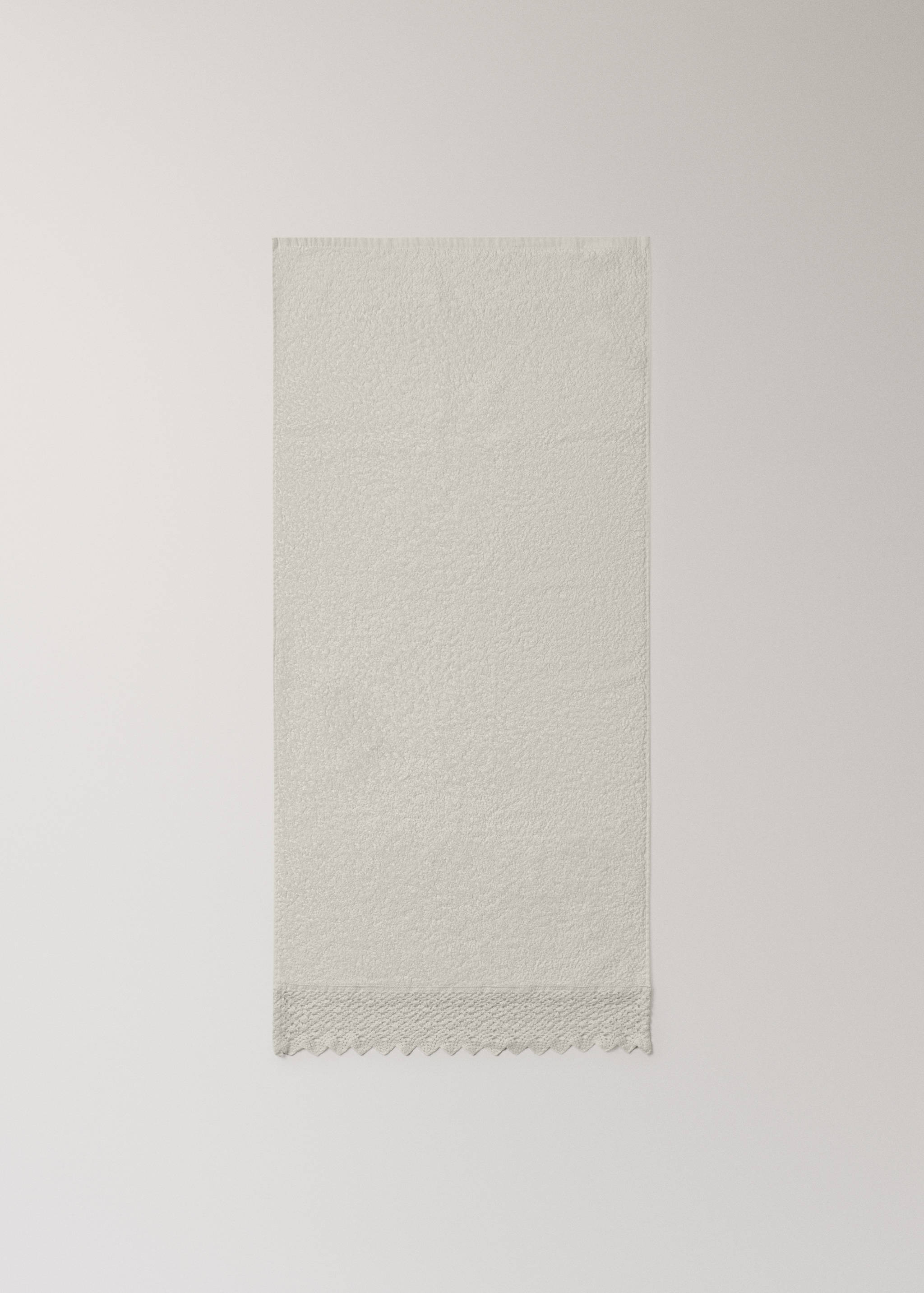 Πετσέτα χεριών 100% βαμβάκι με δαντέλα - Λεπτομέρεια του προϊόντος 3