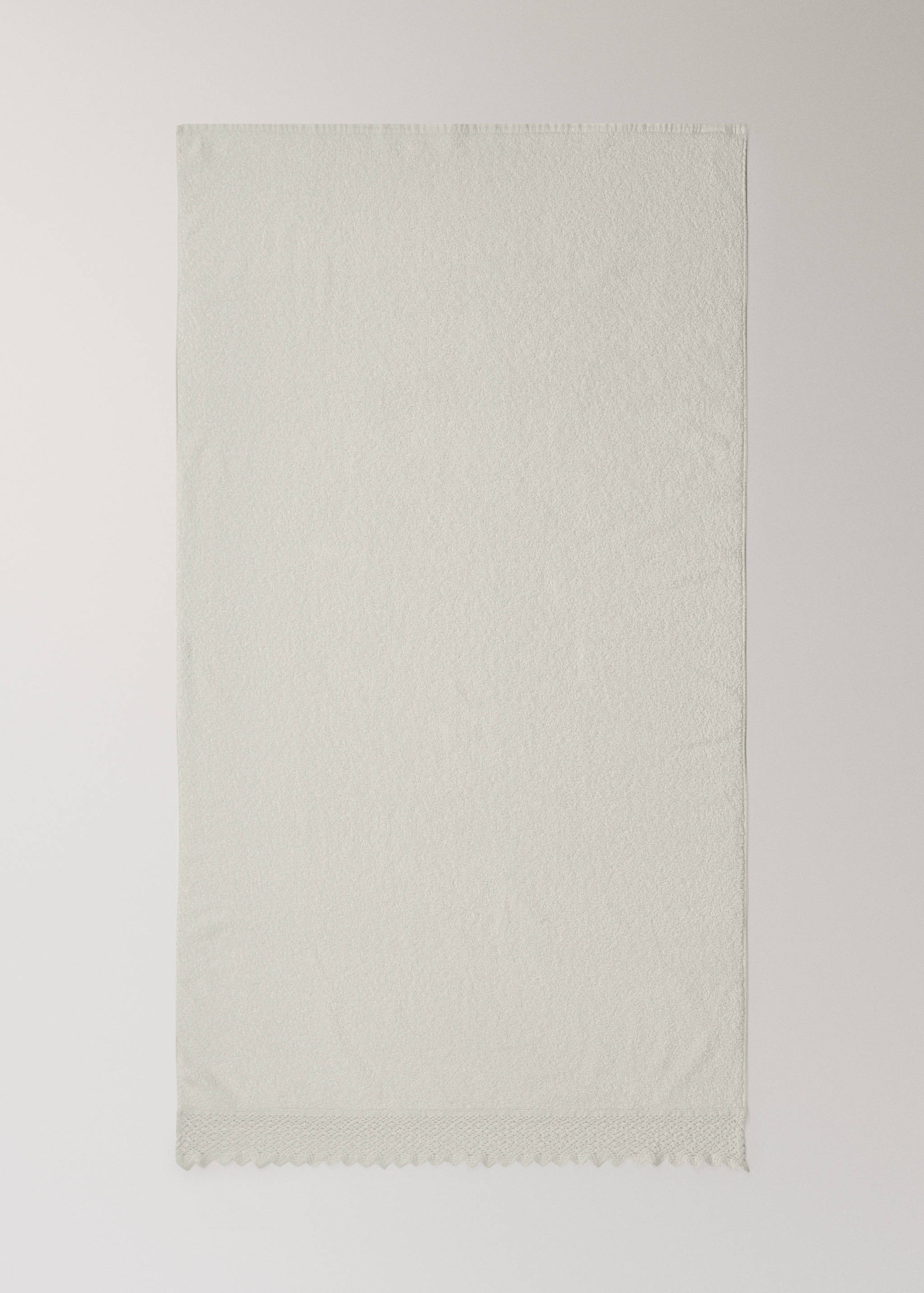 Πετσέτα μπάνιου 100% βαμβάκι με δαντέλα - Λεπτομέρεια του προϊόντος 3