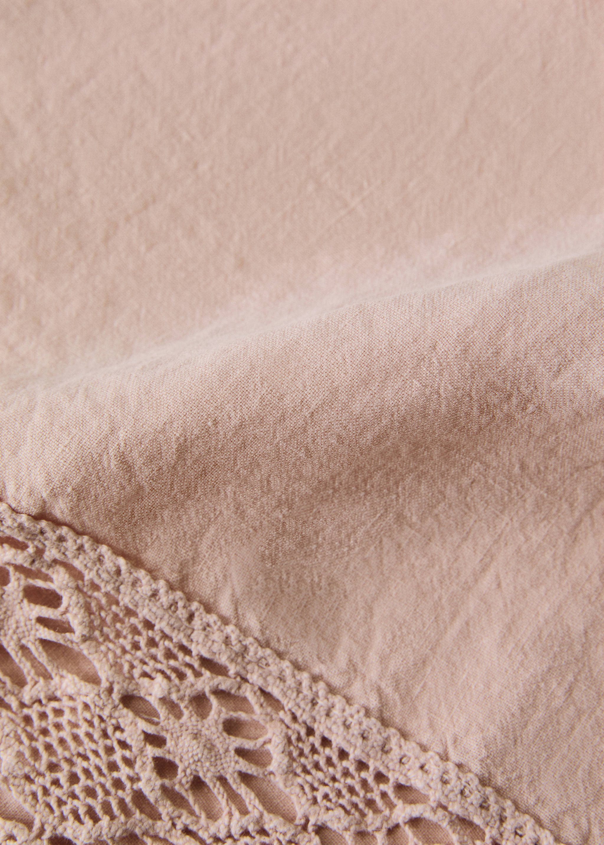 Linen towel with lace edging - Details of the article 2