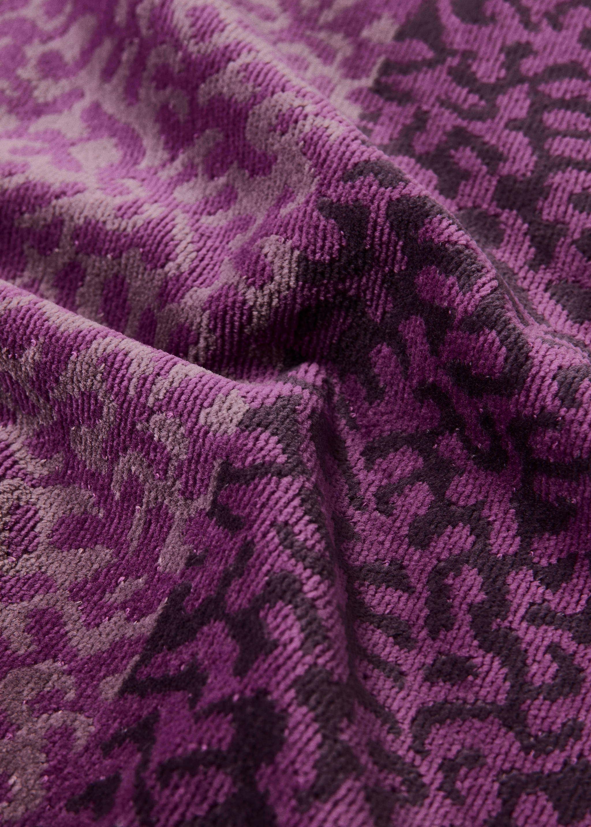 Serviette invité coton bouclette jacquard animal - Détail de l'article 1