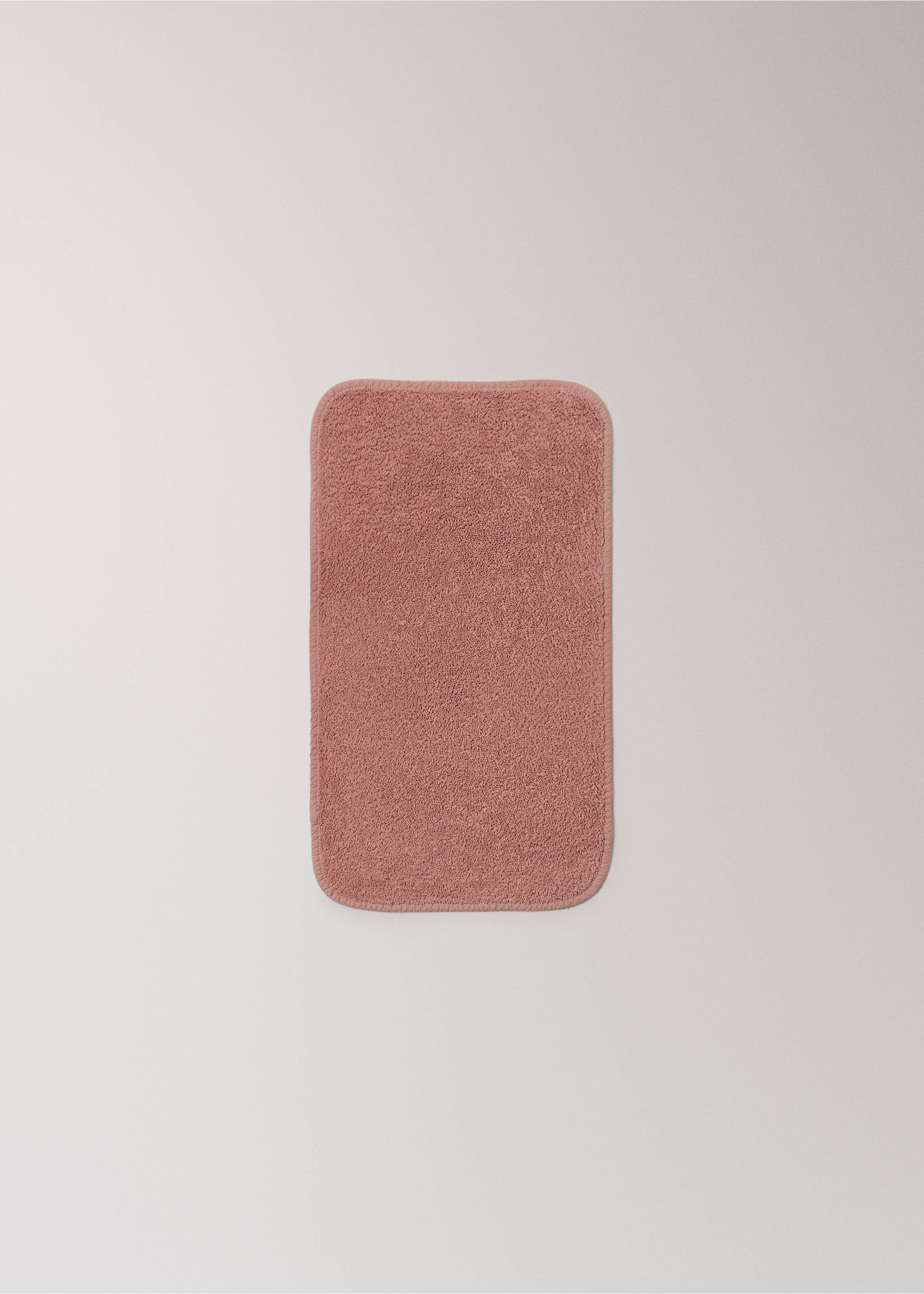Handduk garment dyed - Detaljer om artikeln 3, Blek rosa. Ref: 27001586-00.
