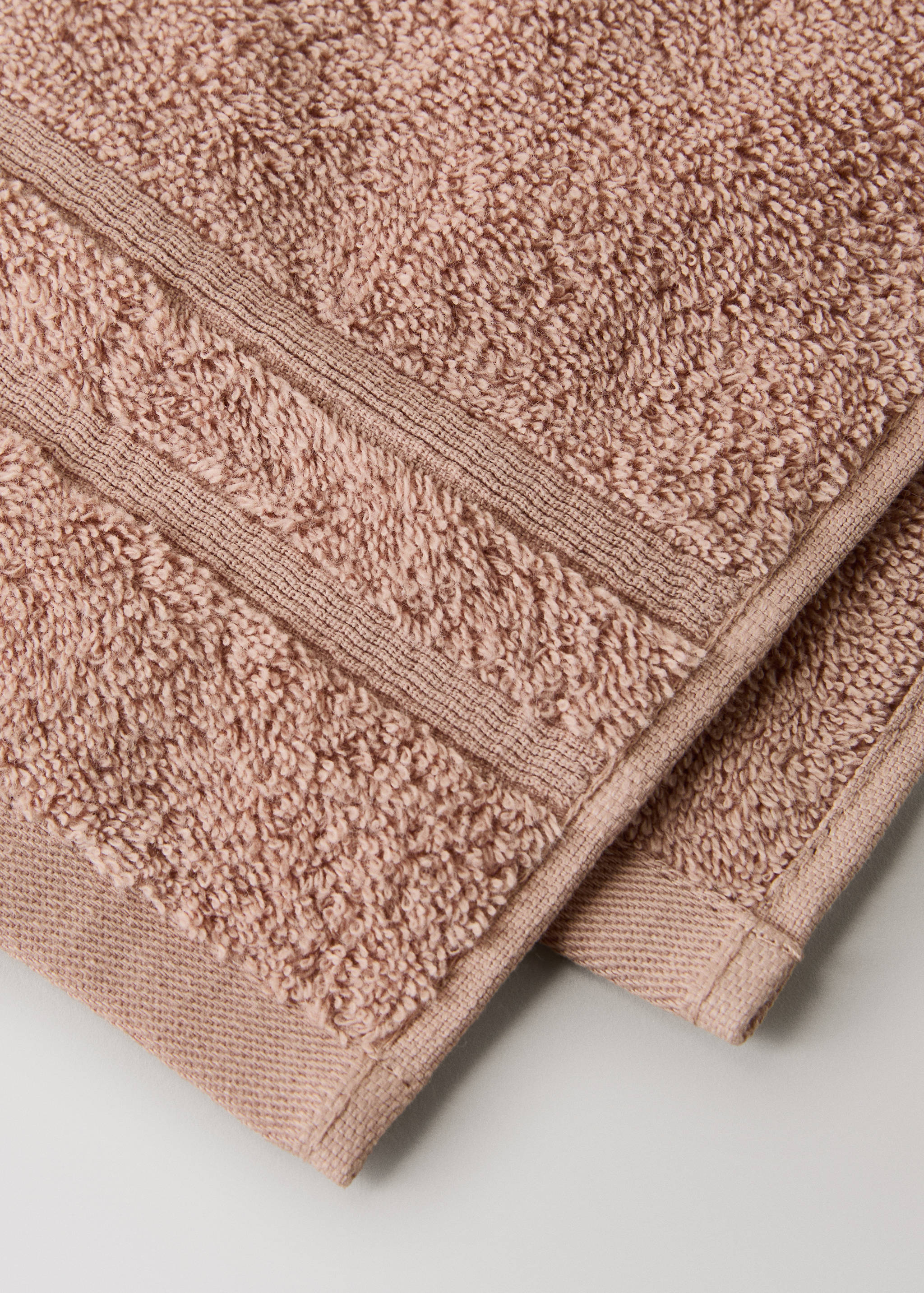 Terry cotton face towel - Details of the article 2