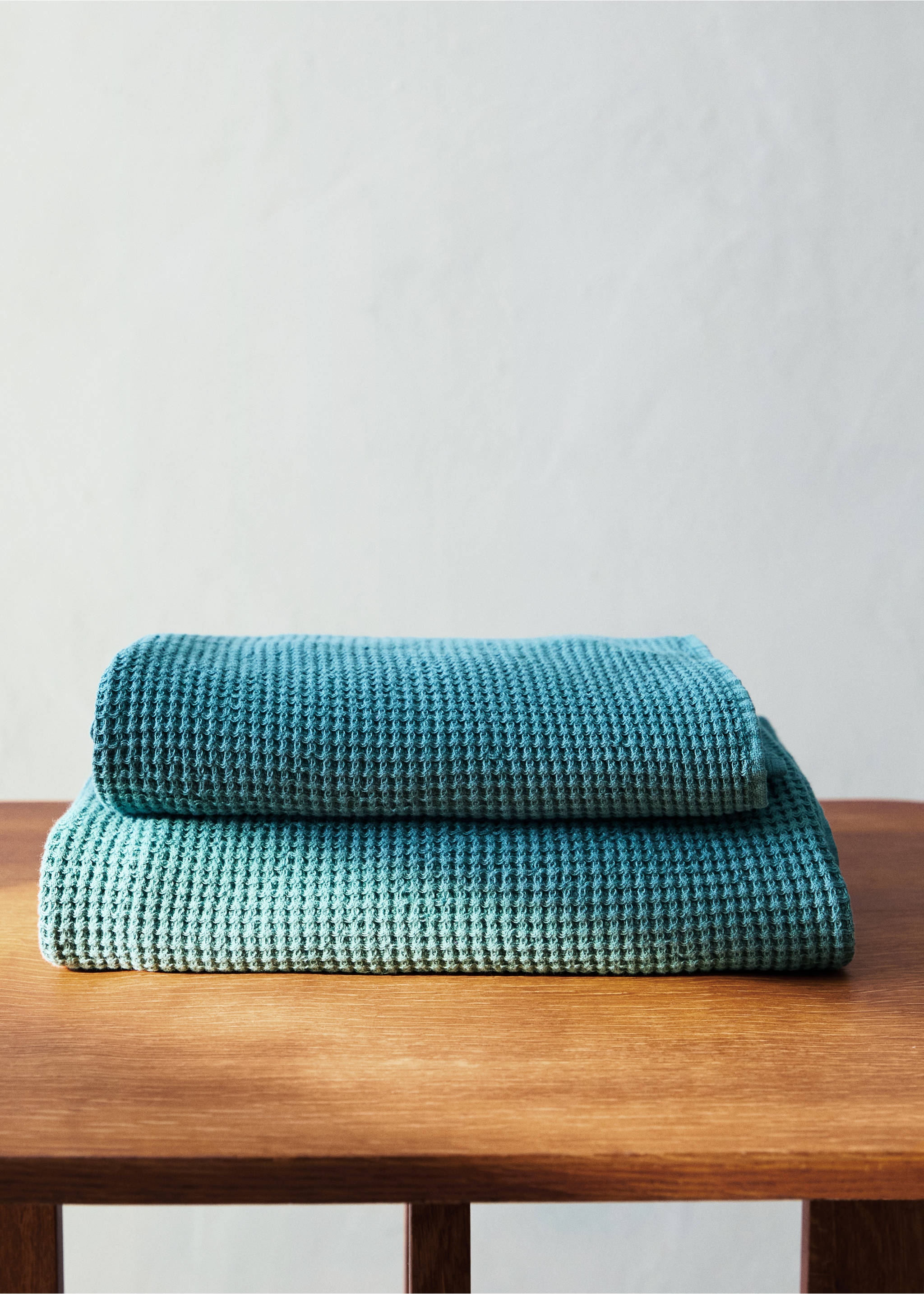 Waffle textúrájú kéztörlő törölköző - Általános sík, Erdőzöld. Ref: 27001596-00.