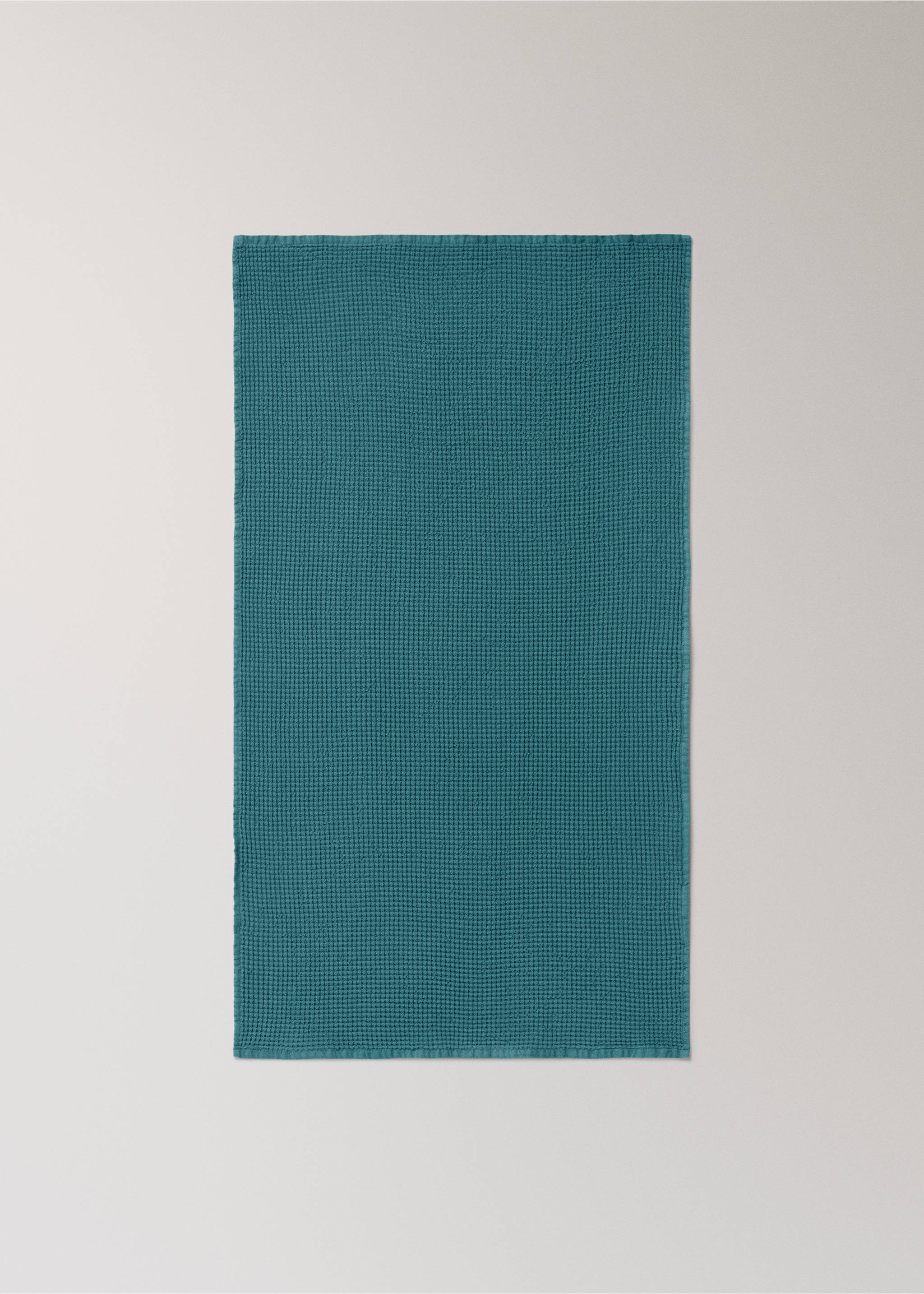 Waffle textúrájú kéztörlő törölköző - A termék adatai 3, Erdőzöld. Ref: 27001596-00.