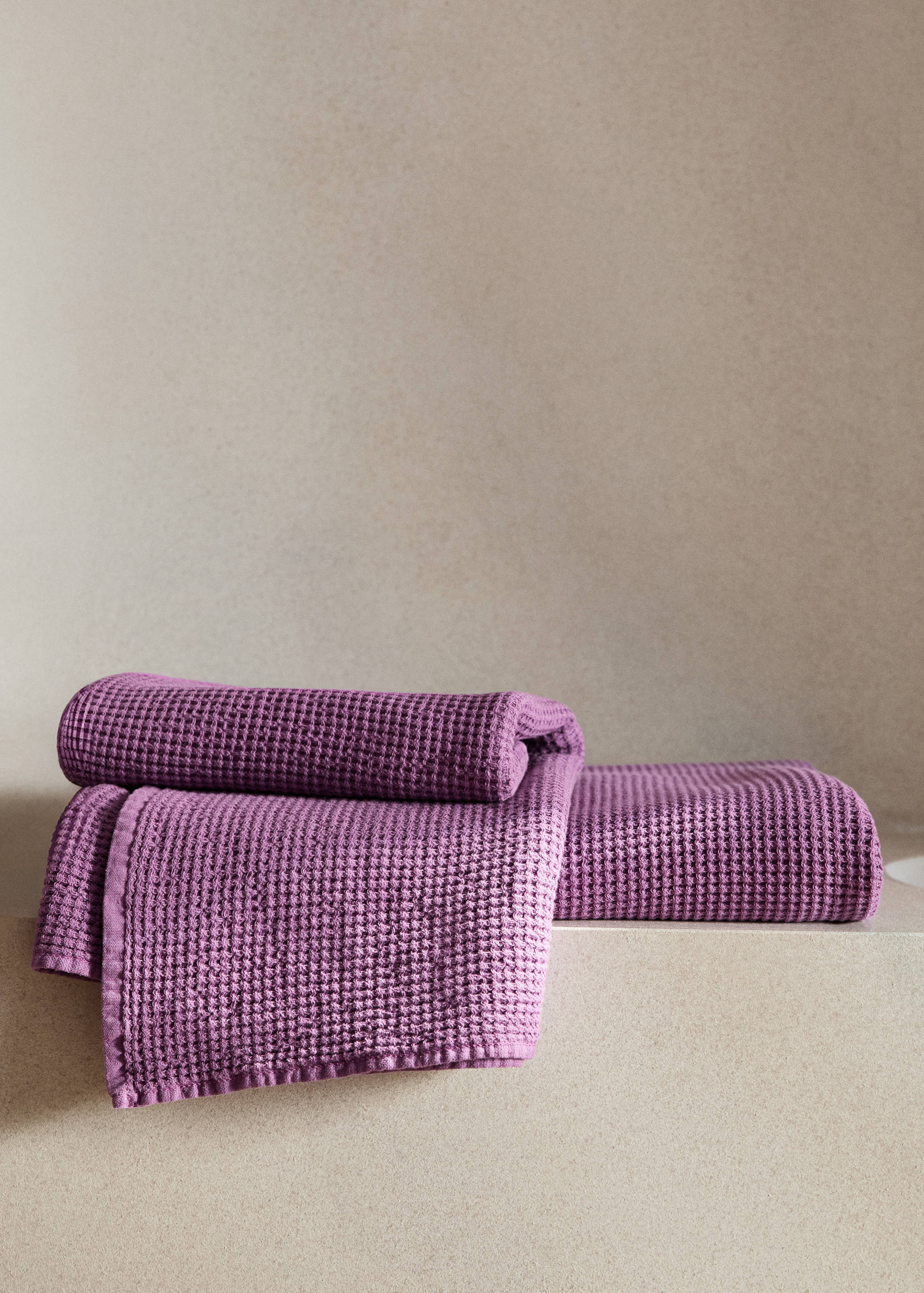 Gastendoekje met wafelstructuur - Overzichtstekening