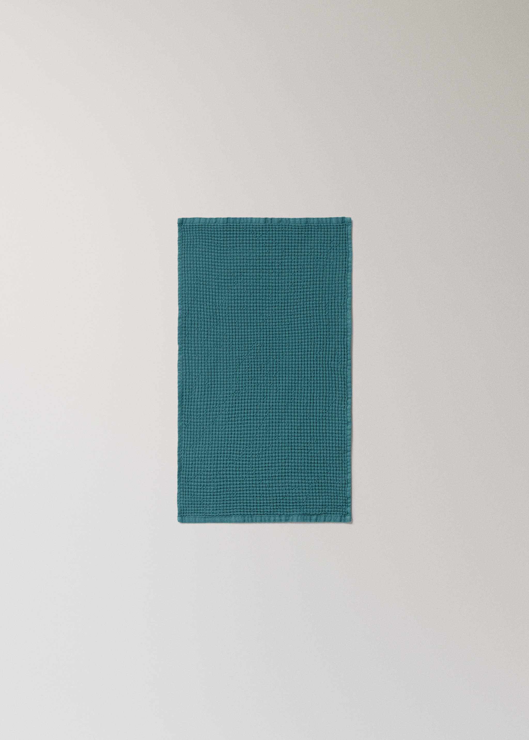 Baumwoll-Gästetuch mit Mini-Waffeldesign und Wasch-Effekt - Detail des Artikels 3