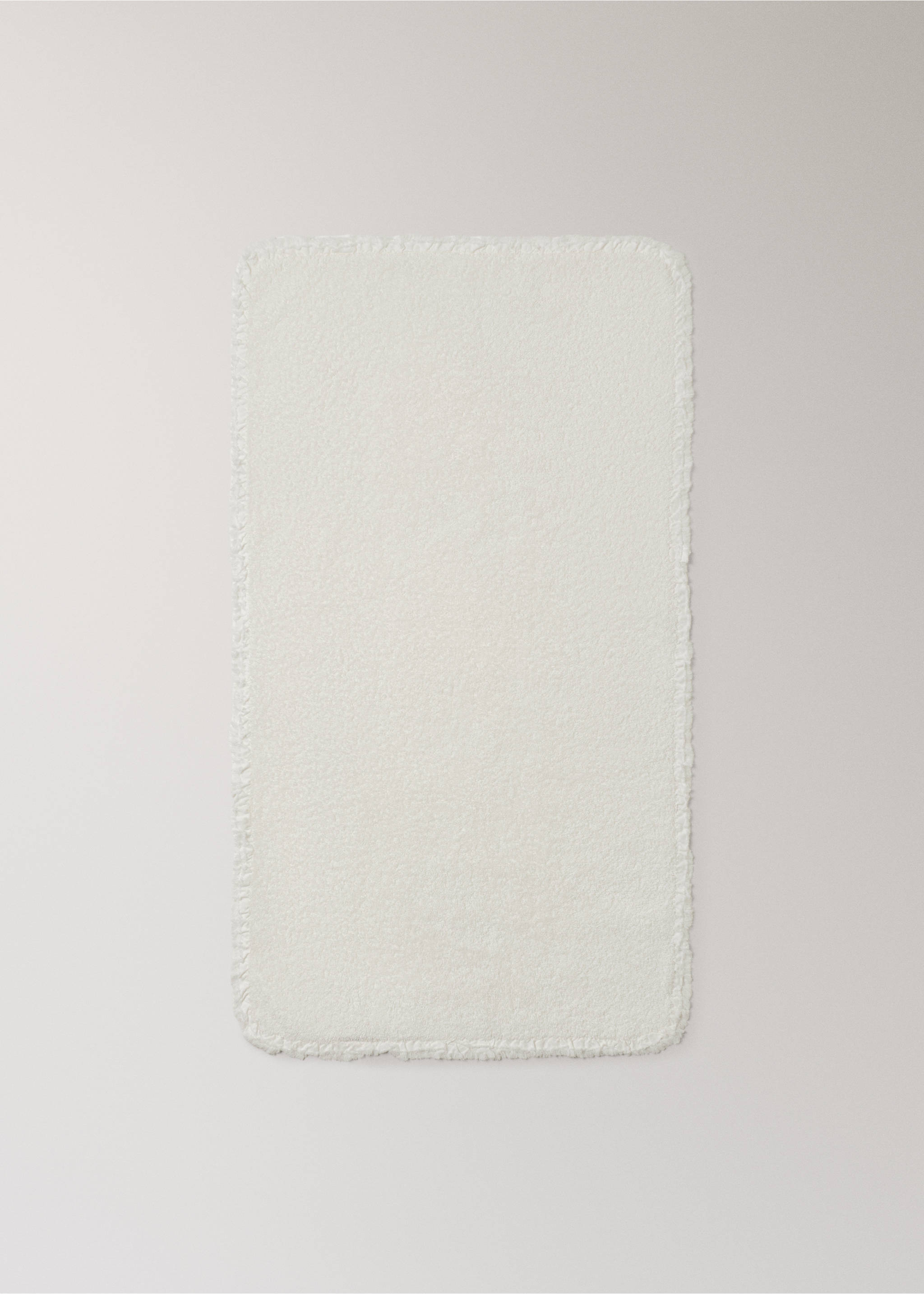 Prosop mediu din bumbac cu margine franjurată și volan - Detaliu al articolului 3, Ecru. Ref: 27001600-00.