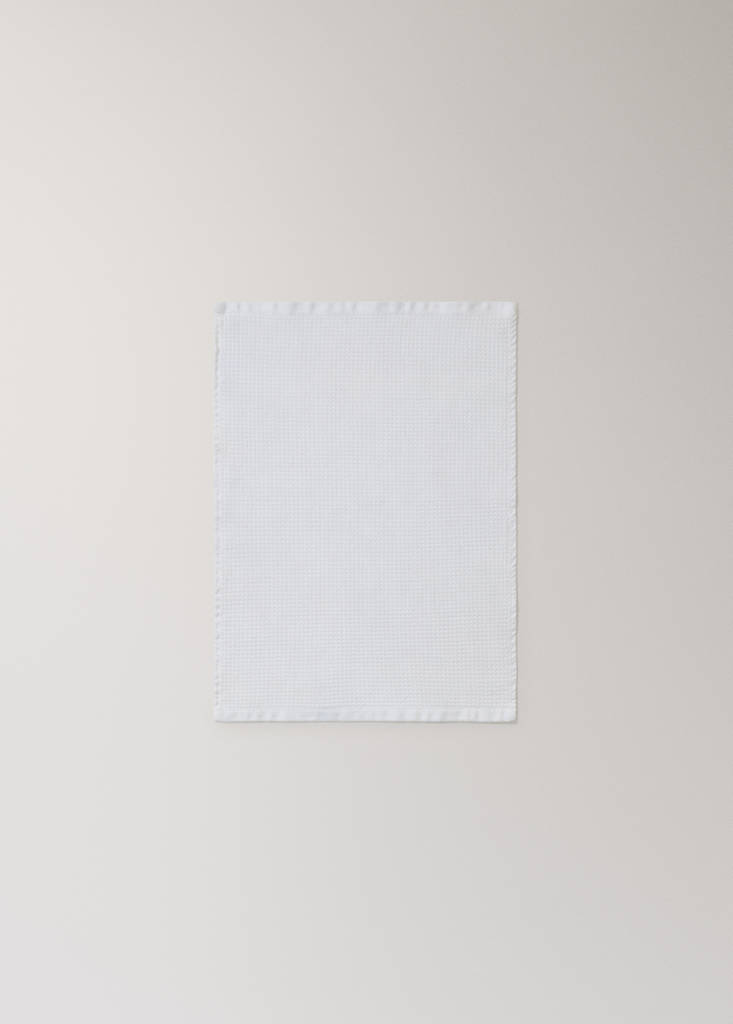 Reversible cotton guest towel — Off White