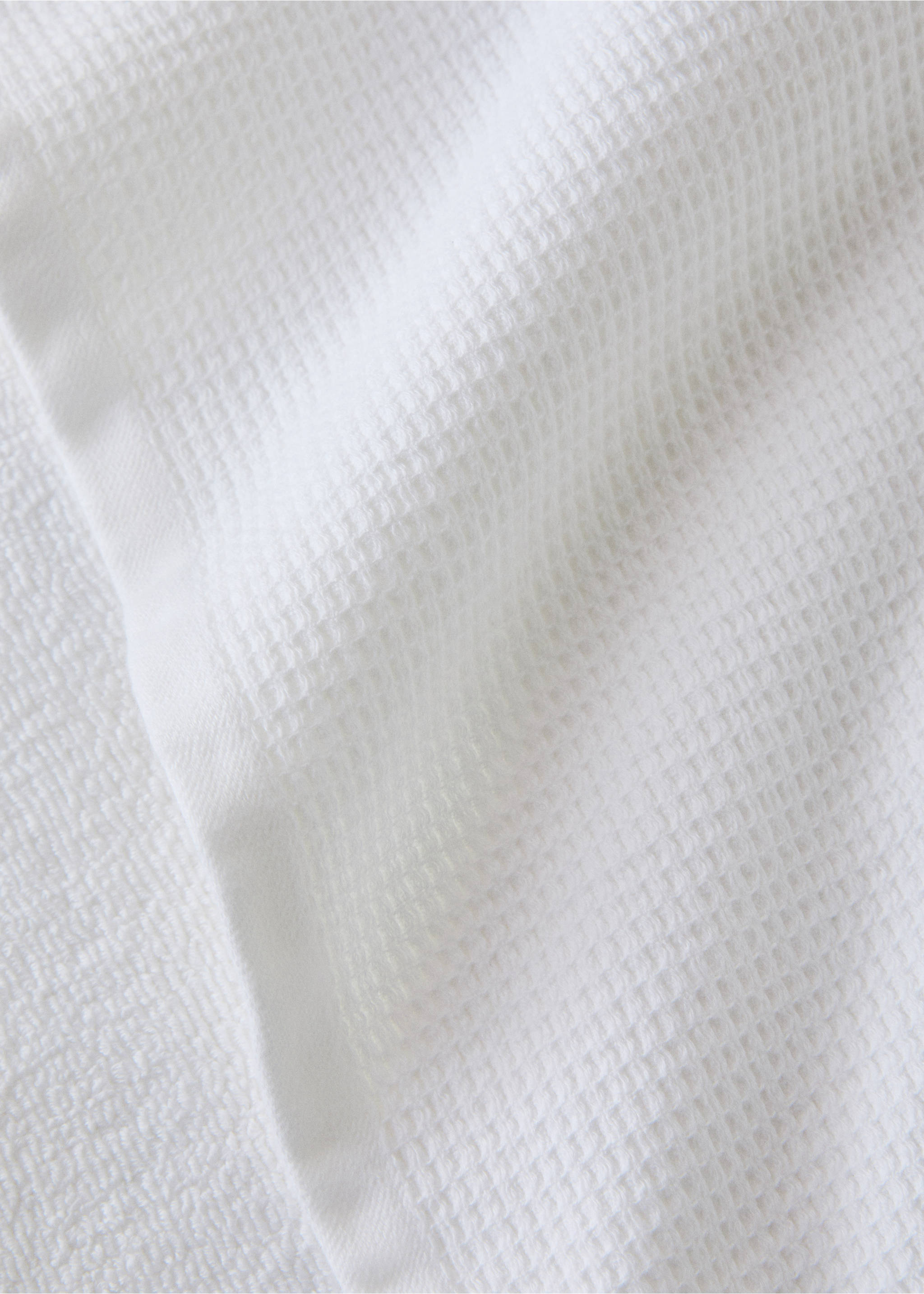 Πετσέτα χεριών βαμβάκι διπλής όψης - Λεπτομέρεια του προϊόντος 1, Υπόλευκο. Ref: 27001603-00.
