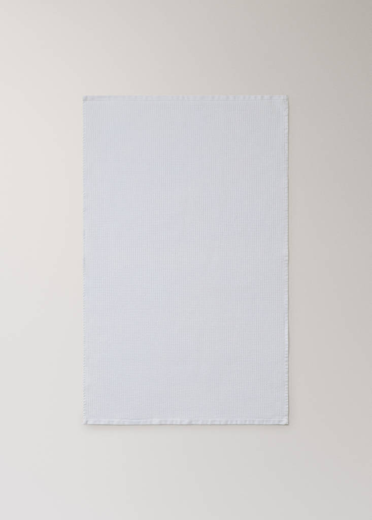 Reversible cotton washbasin towel — Off White