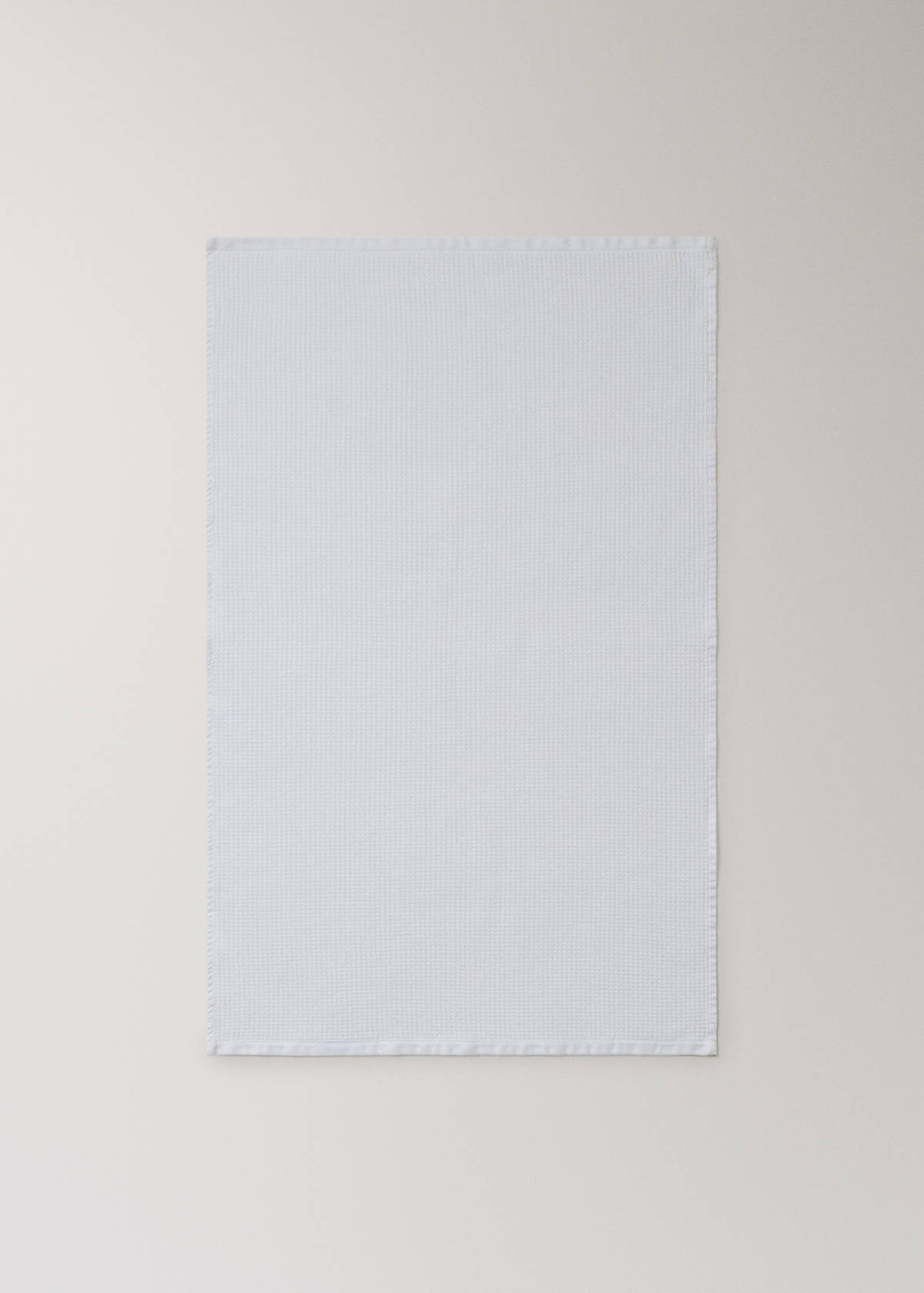 Reversible cotton washbasin towel — Off White