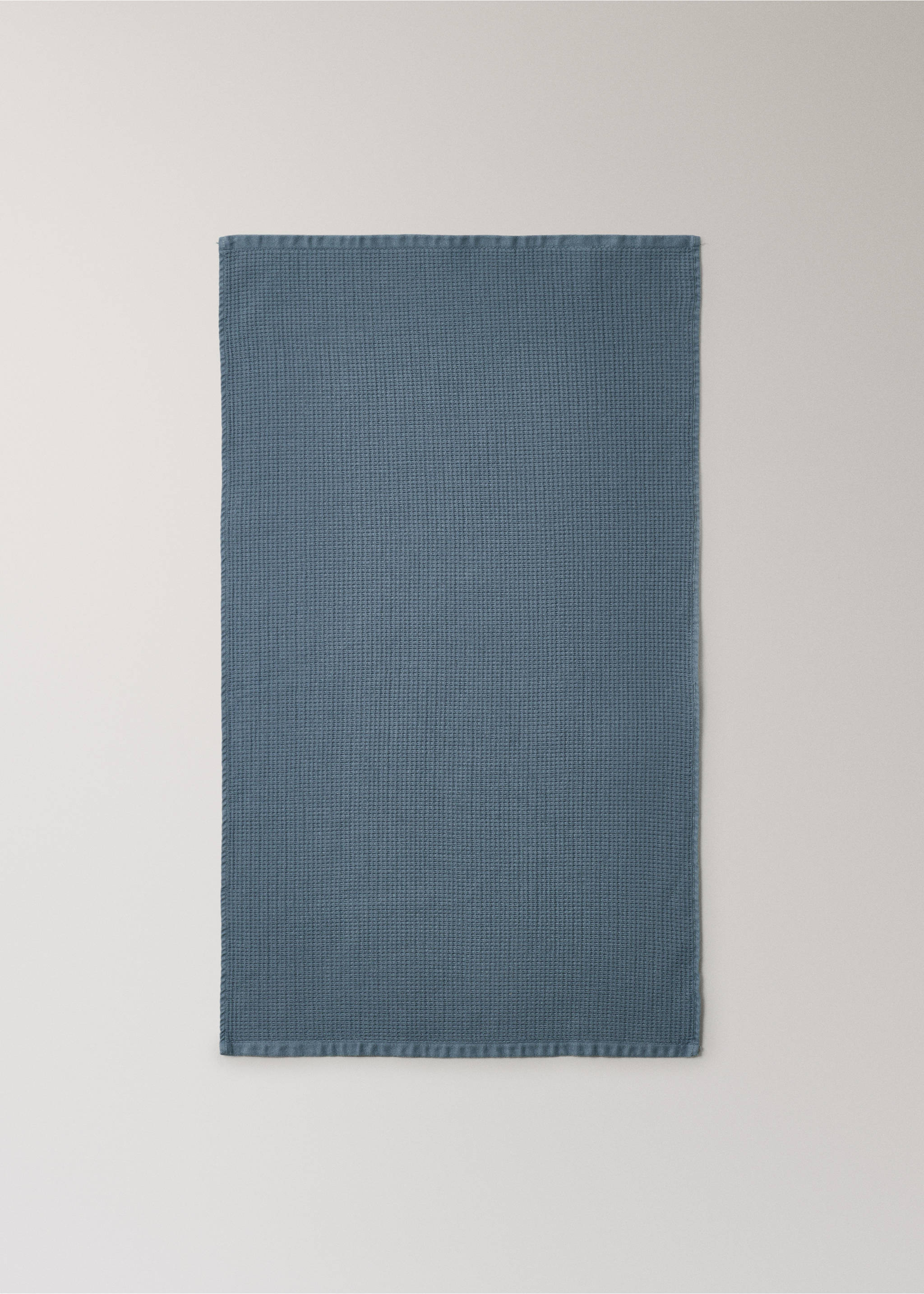 Πετσέτα χεριών βαμβάκι διπλής όψης - Λεπτομέρεια του προϊόντος 3, Μπλε Λουλακί. Ref: 27001603-00.