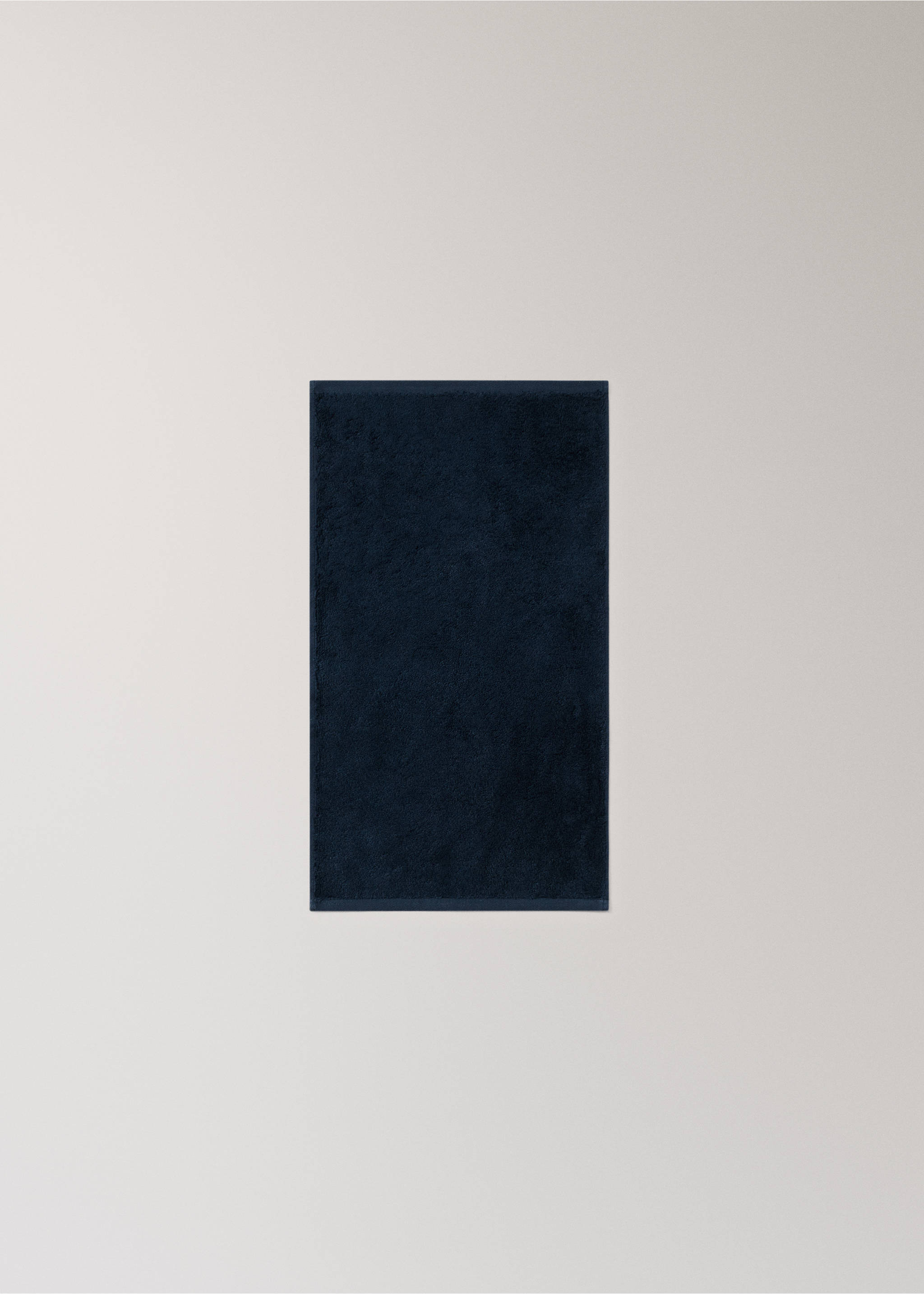 Soft cotton towel - Details of the article 3, Navy. Ref: 27001605-00.