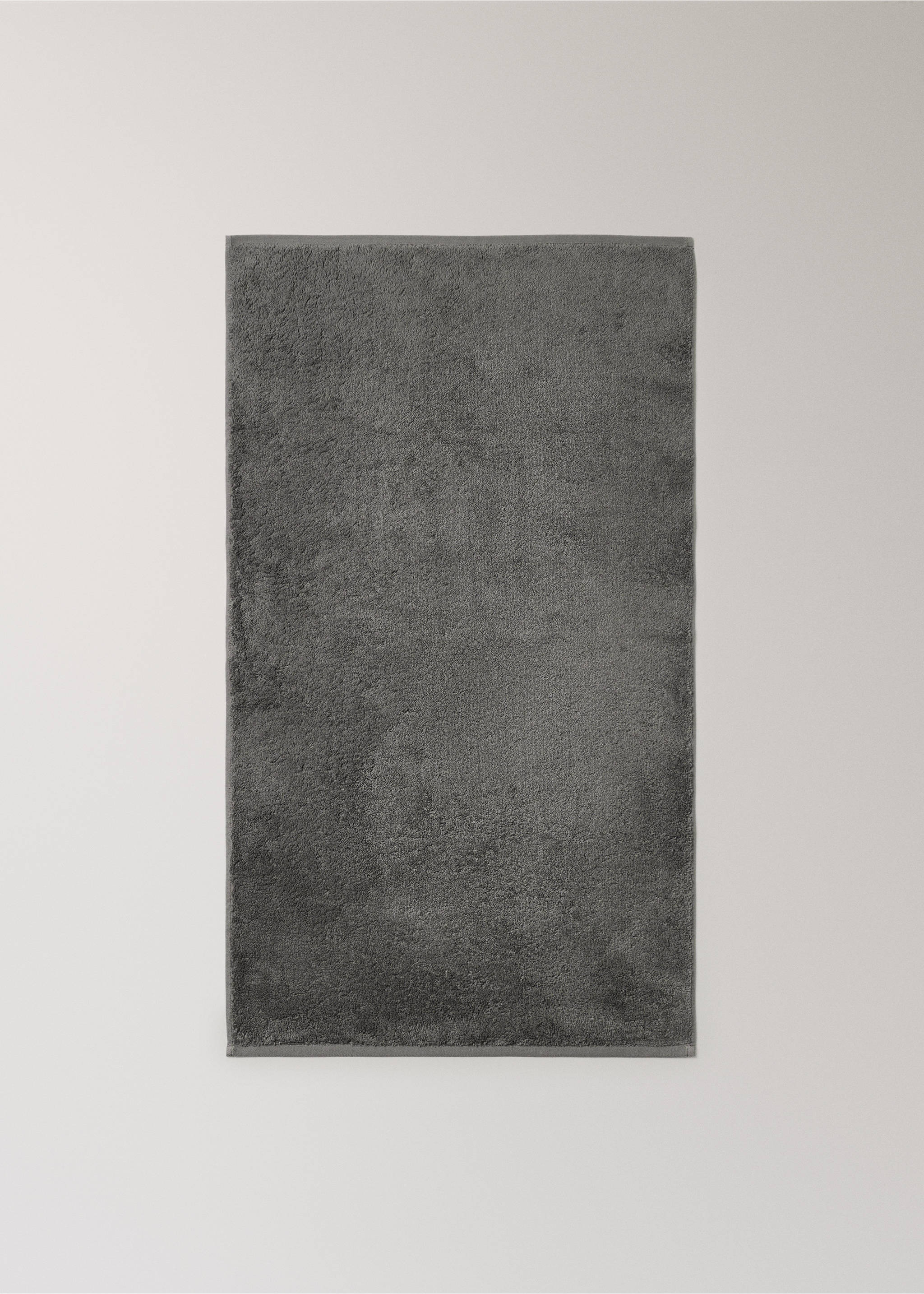 Πετσέτα χεριών από μαλακό βαμβάκι - Λεπτομέρεια του προϊόντος 3, Γκρι Σκούρο. Ref: 27001606-00.