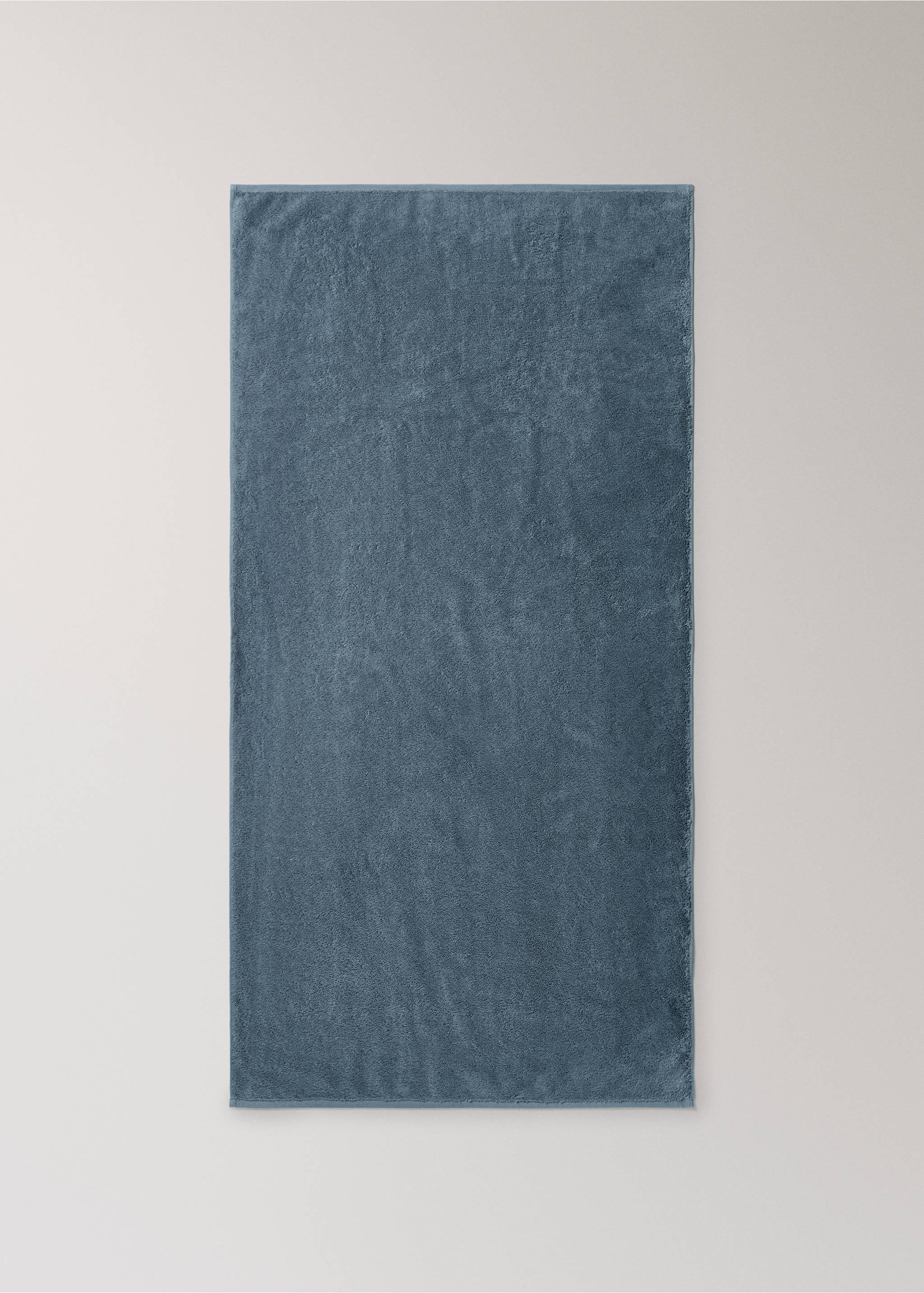 Πετσέτα ντους από μαλακό βαμβάκι - Λεπτομέρεια του προϊόντος 3, Μπλε Λουλακί. Ref: 27001607-00.