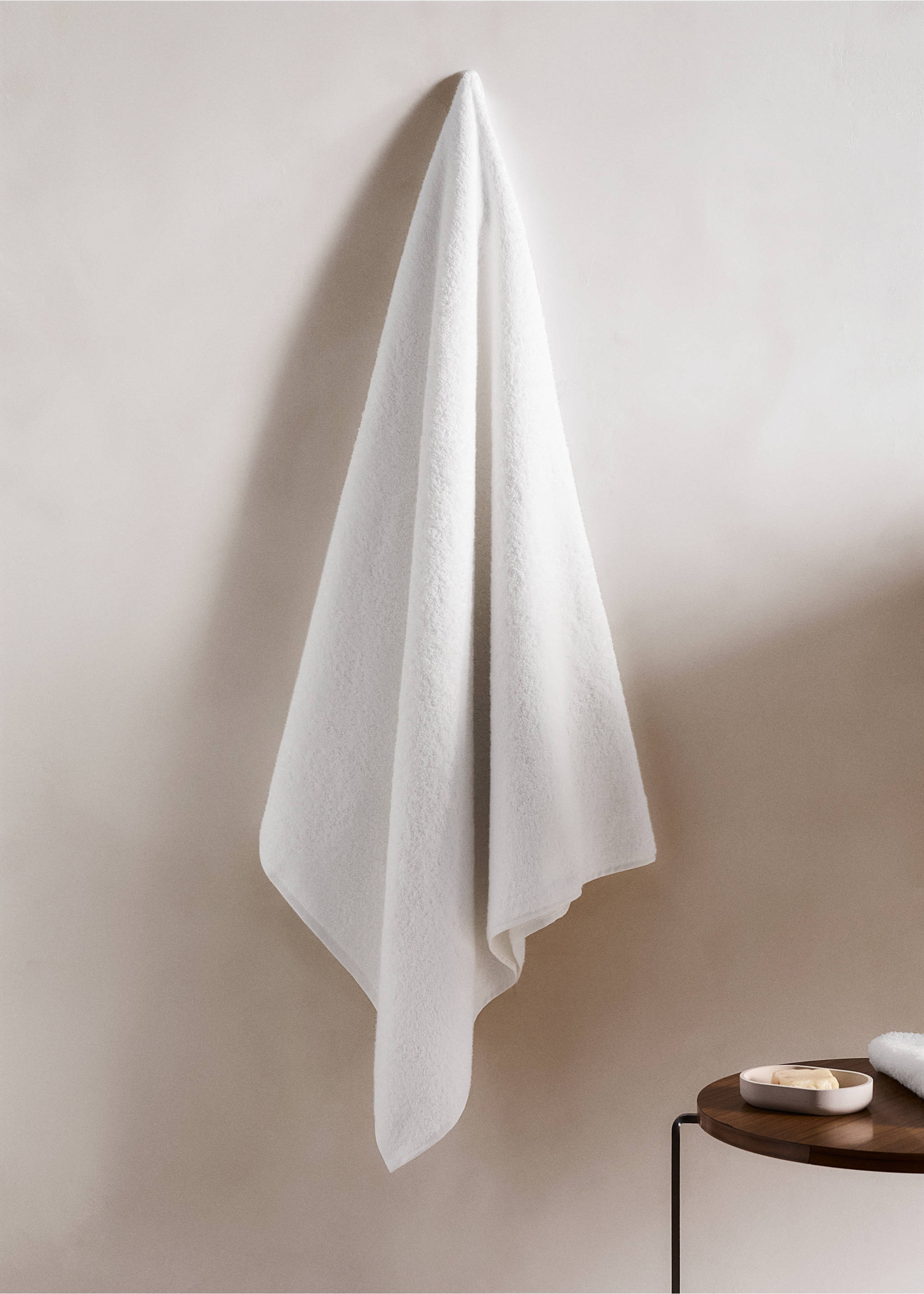 Soft cotton bath towel - General plane, White. Ref: 27001608-00.