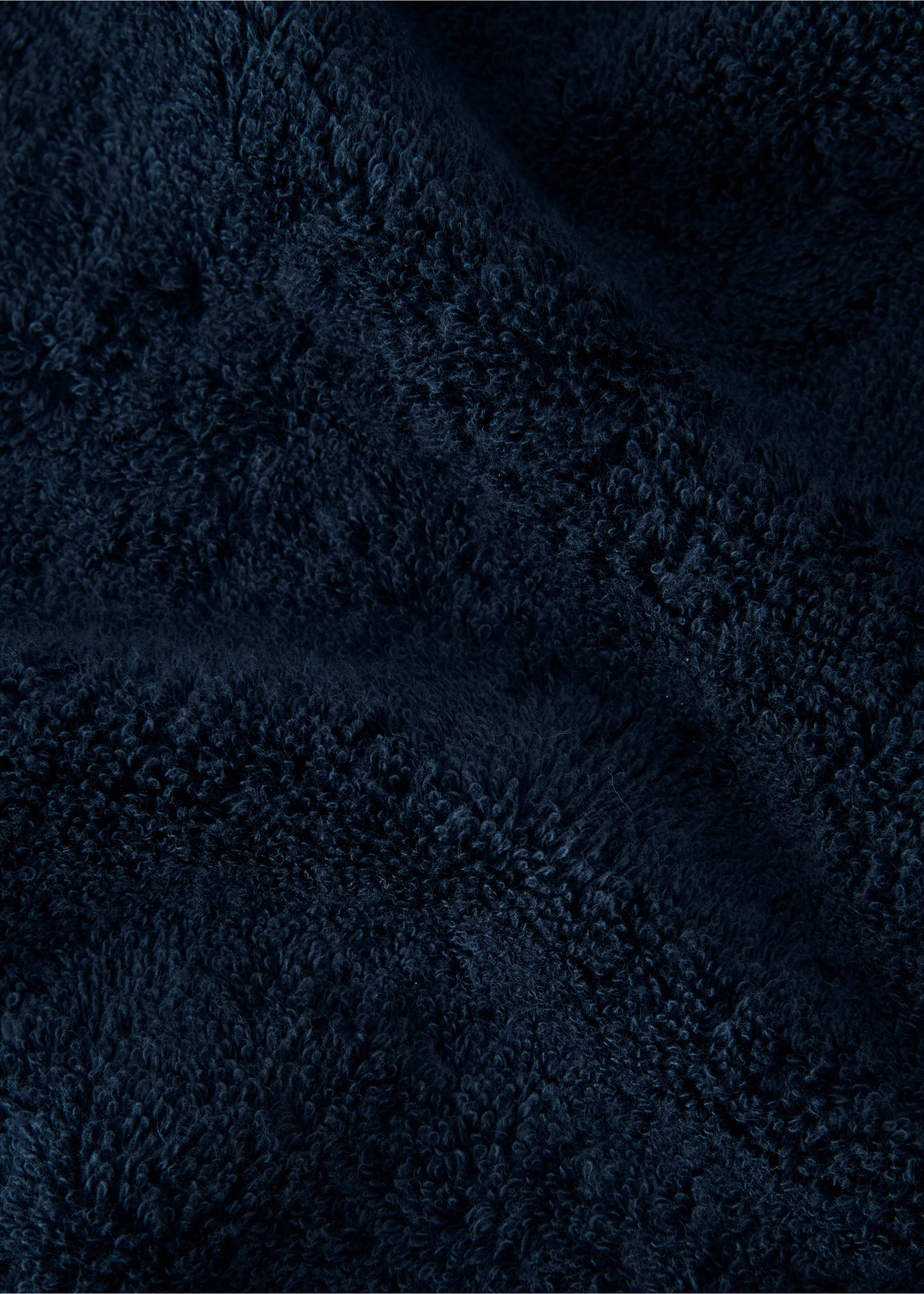 Toalha de banho de algodão suave - Pormenor do artigo 1, Azul-marinho. Ref: 27001608-00.