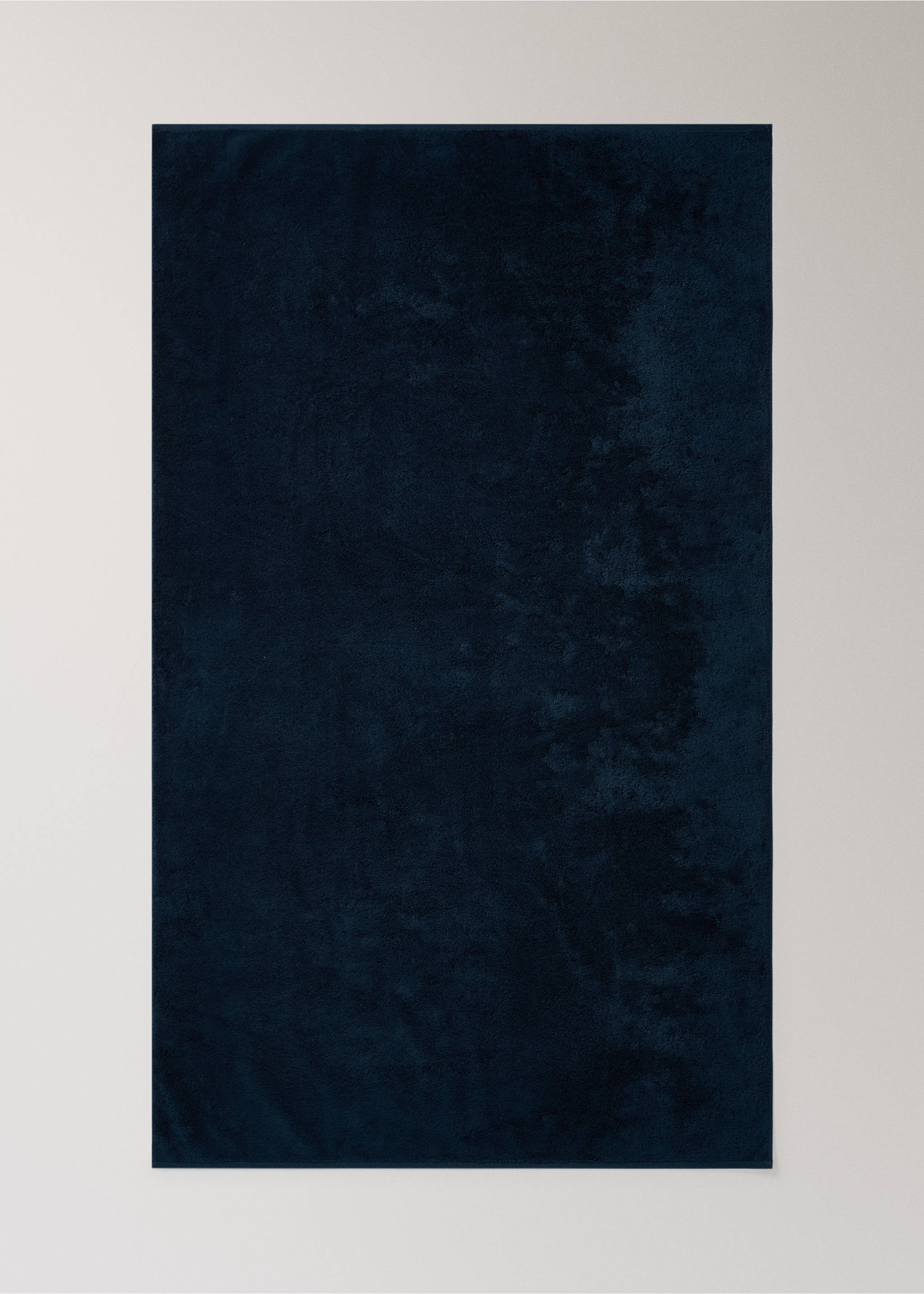 Toalha de banho de algodão suave - Pormenor do artigo 3, Azul-marinho. Ref: 27001608-00.