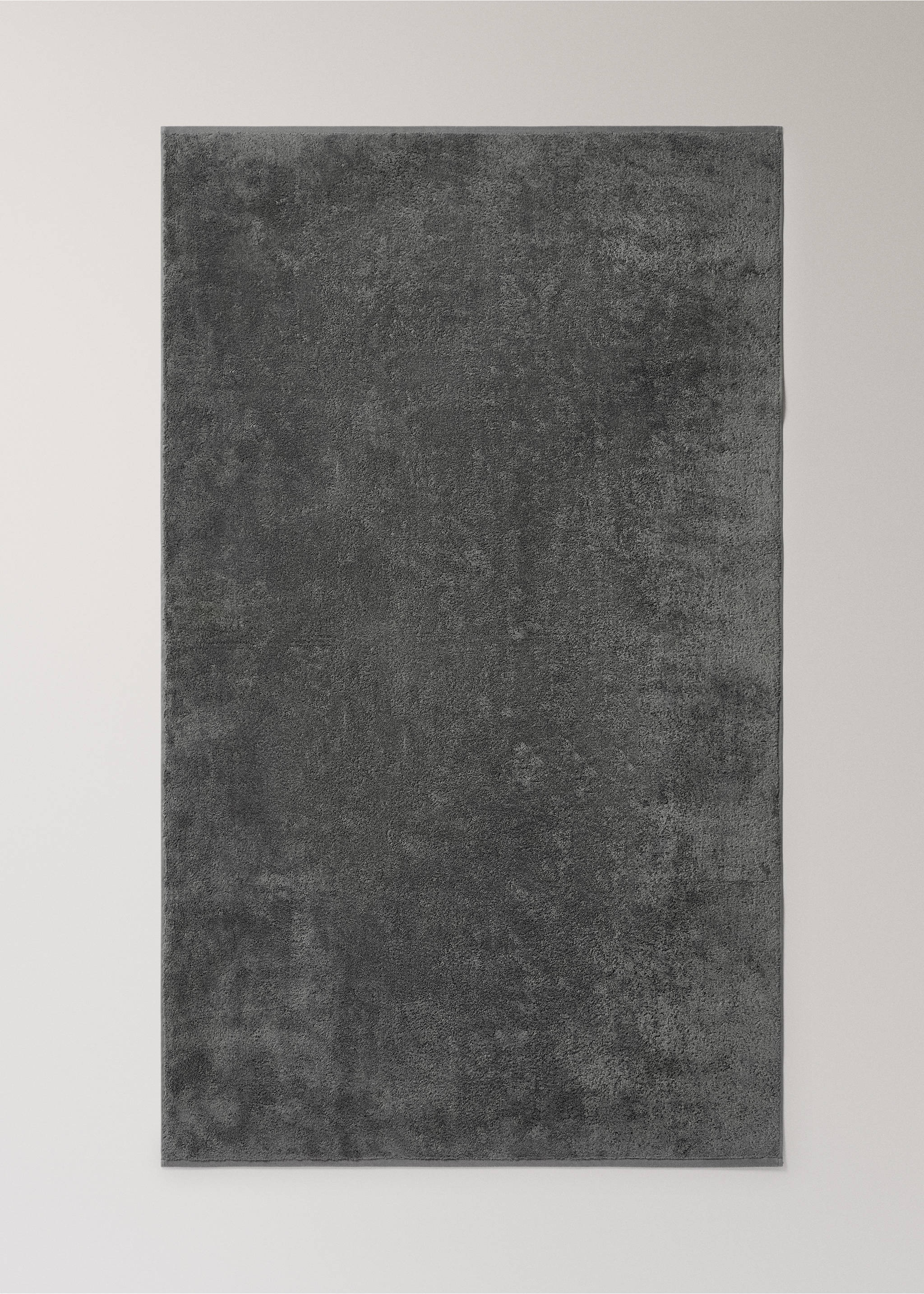 Toalla baño algodón suave - Detalle del artículo 3, Gris oscuro. Ref: 27001608-00.