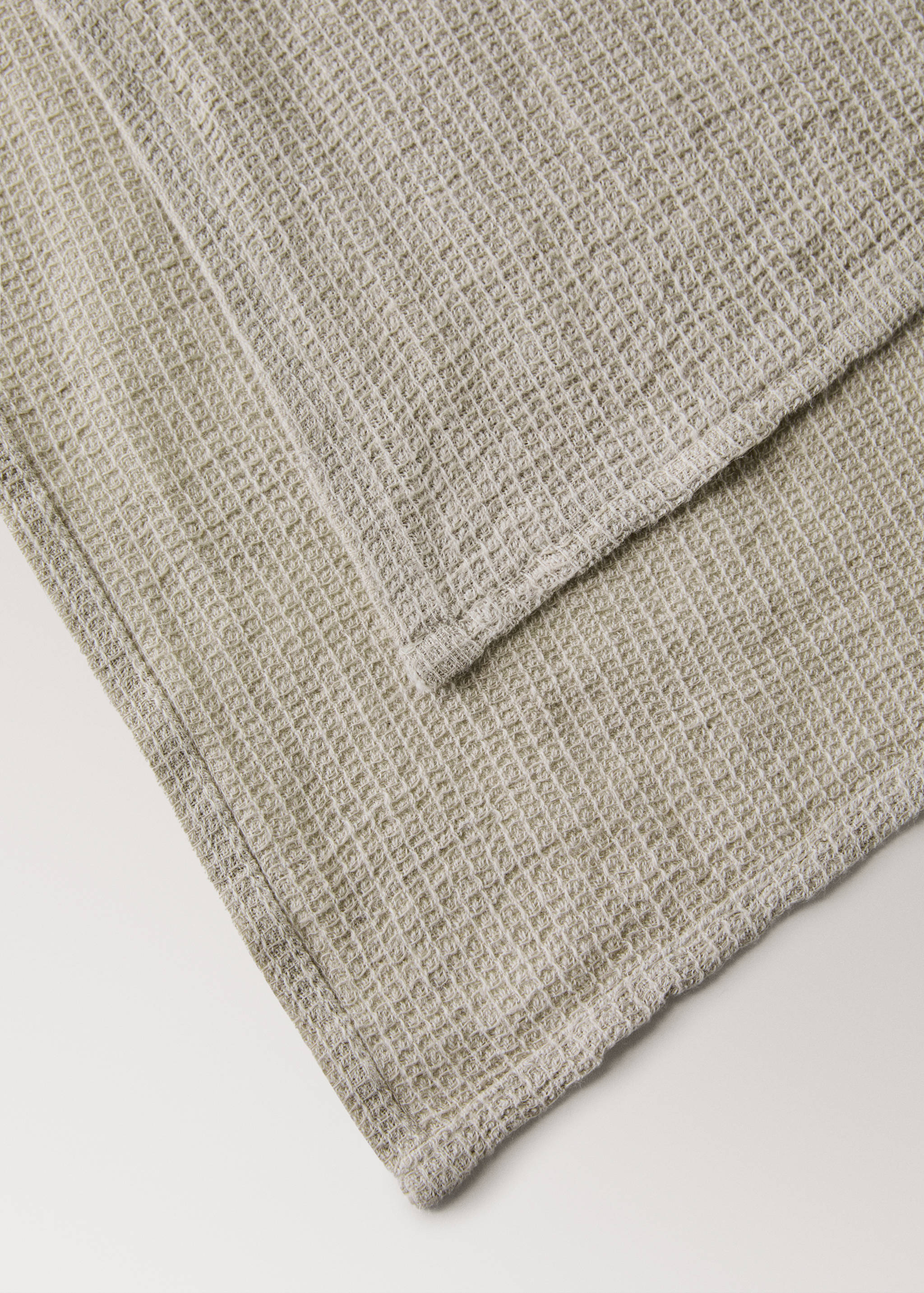 Serviette toilette à mini tissage gaufré - Détail de l'article 2