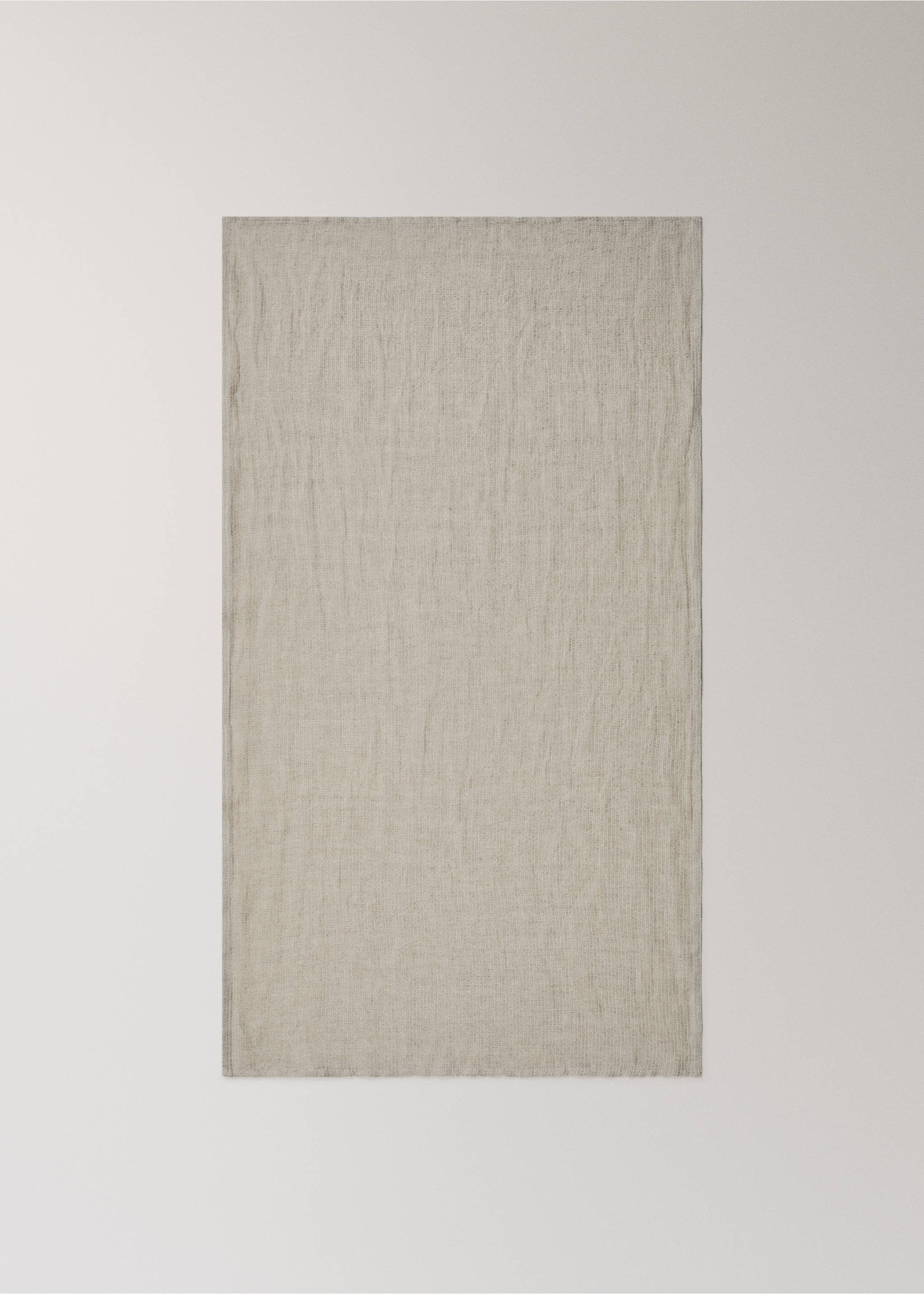 Mini waffle washbasin towel - Details of the article 3, Sand. Ref: 27001609-00.