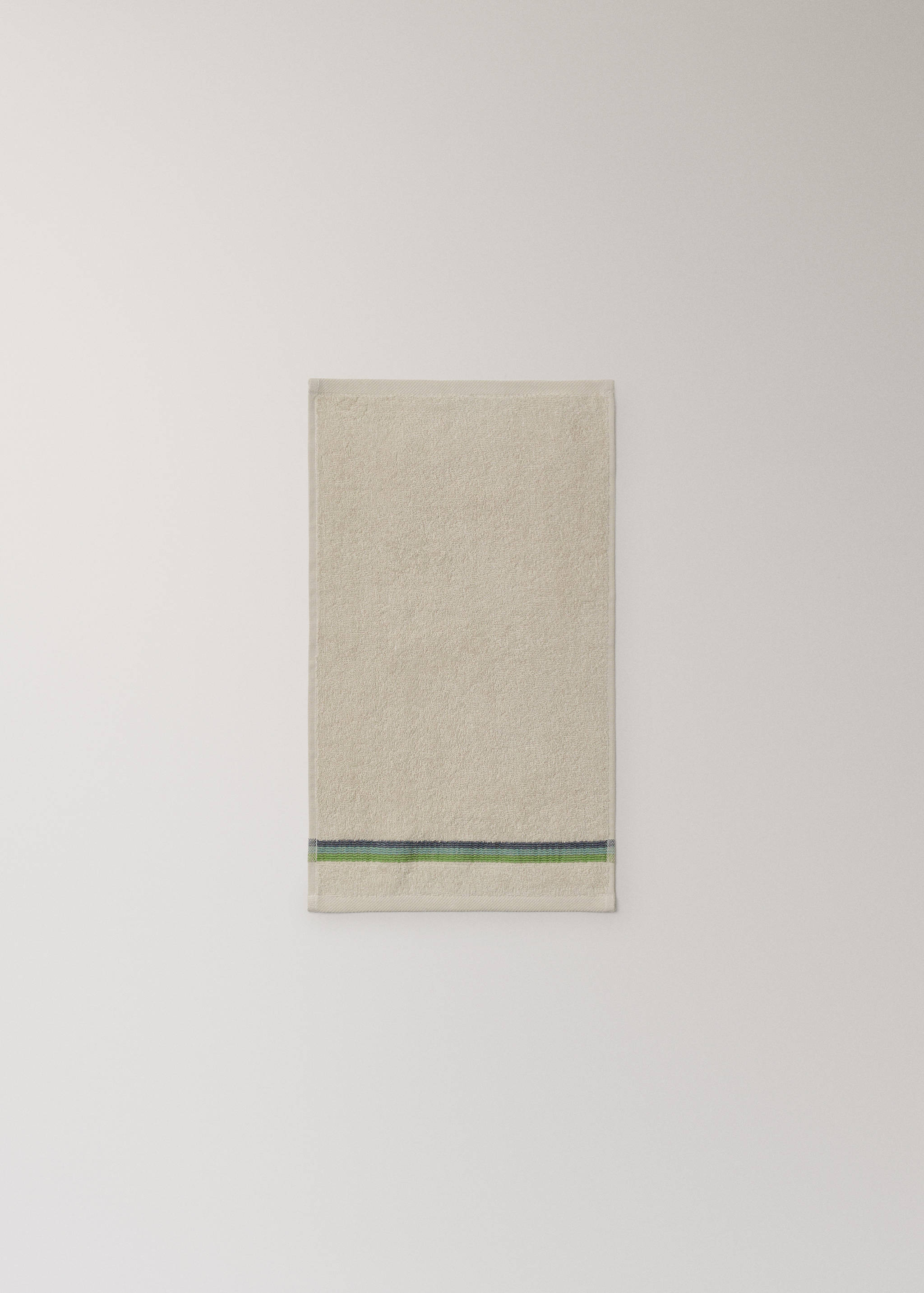 Hand towel with striped trim - Details of the article 3