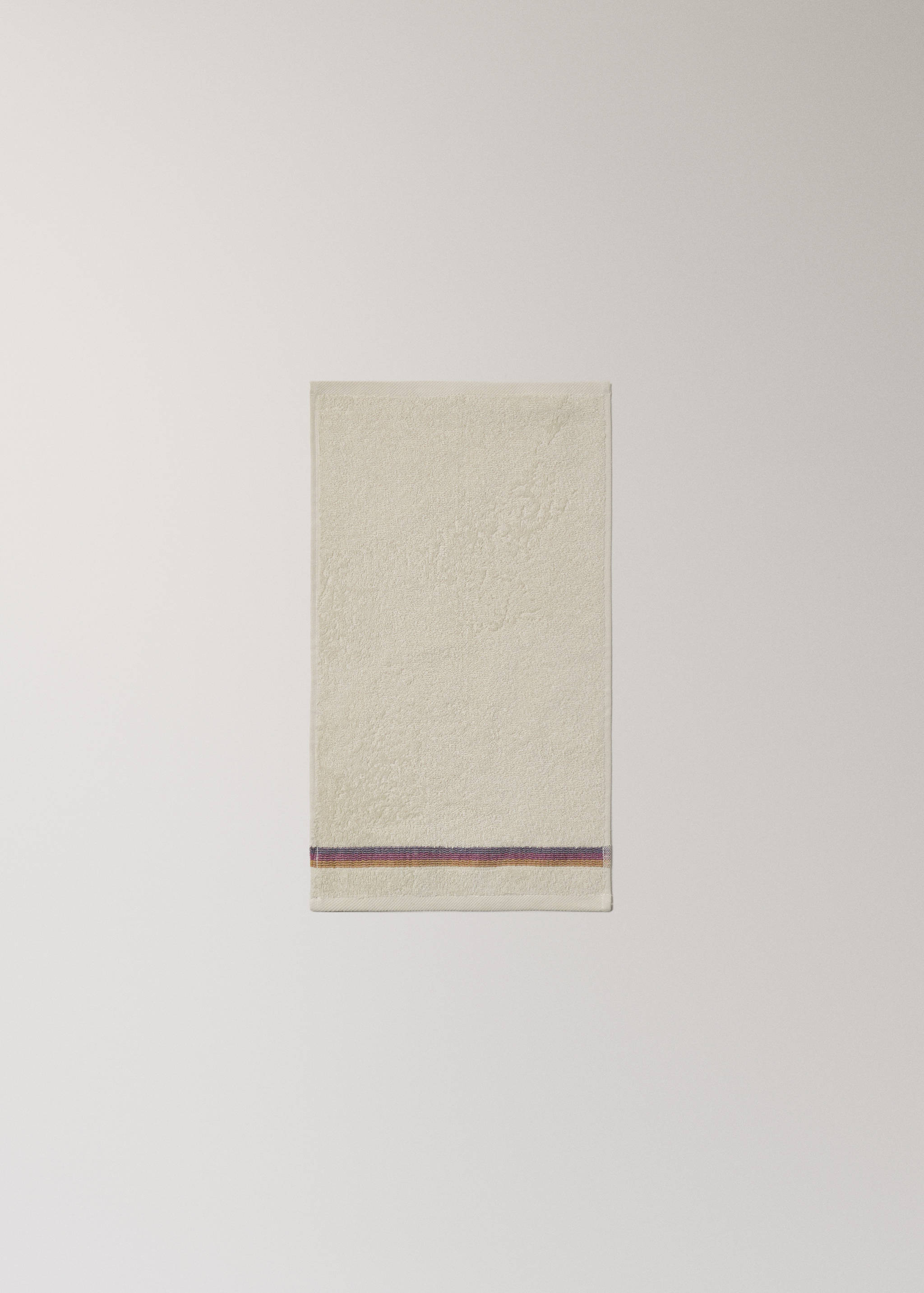 Hand towel with striped trim - Details of the article 3