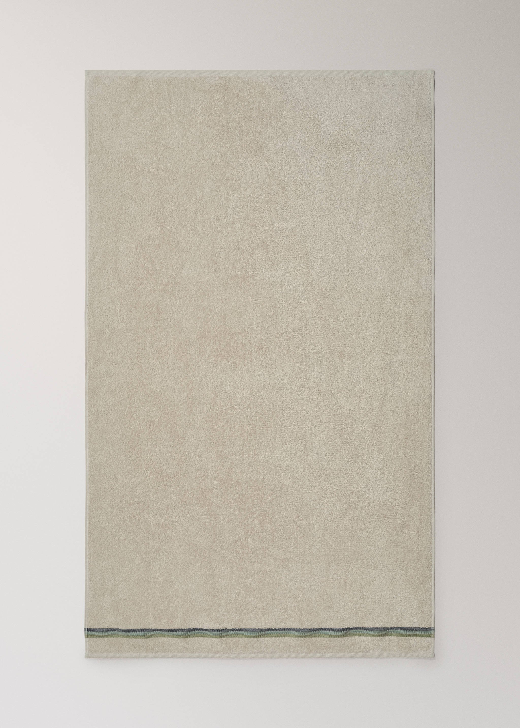 Bath towel with striped trim - Details of the article 3