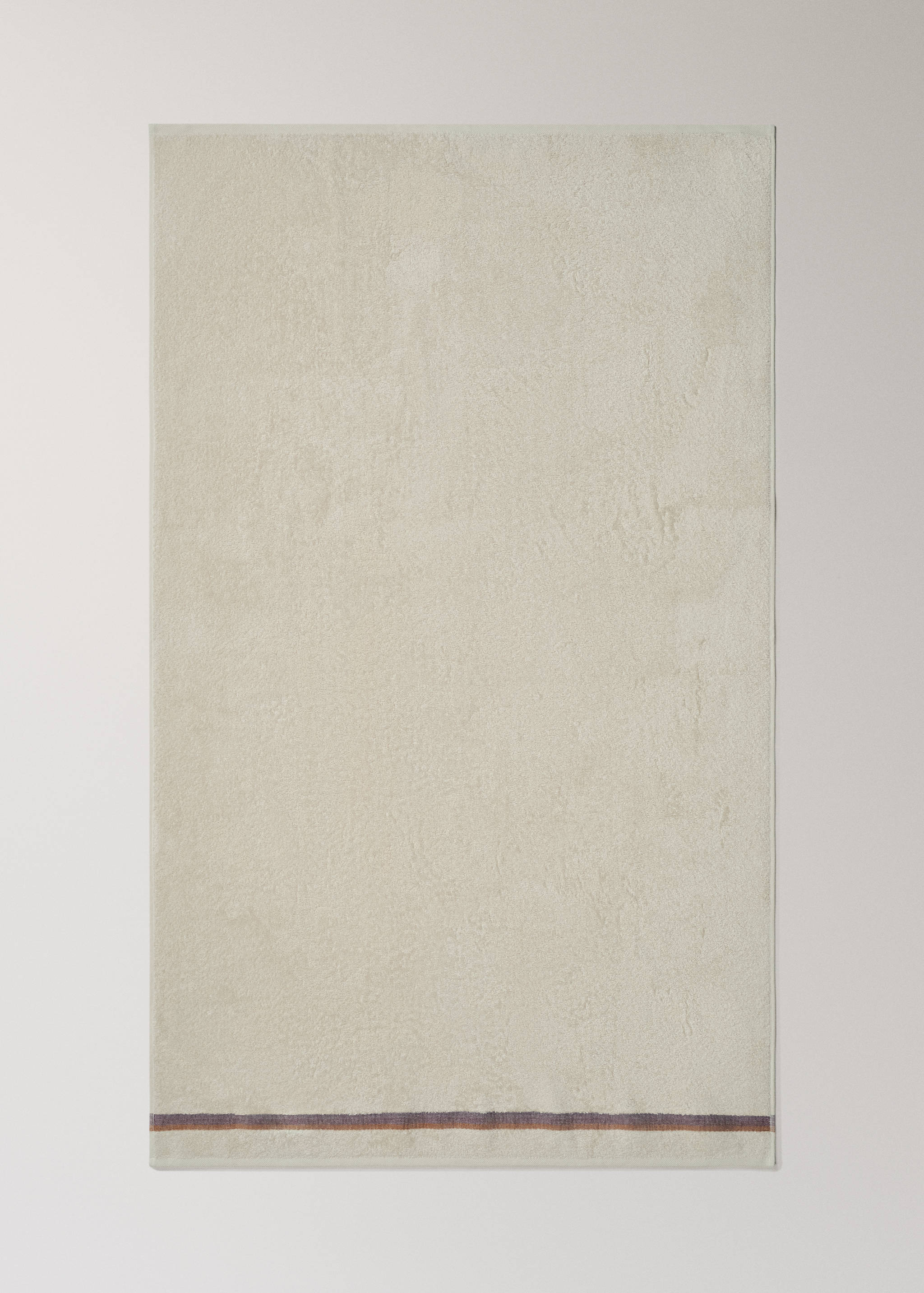 Bath towel with striped trim - Details of the article 3