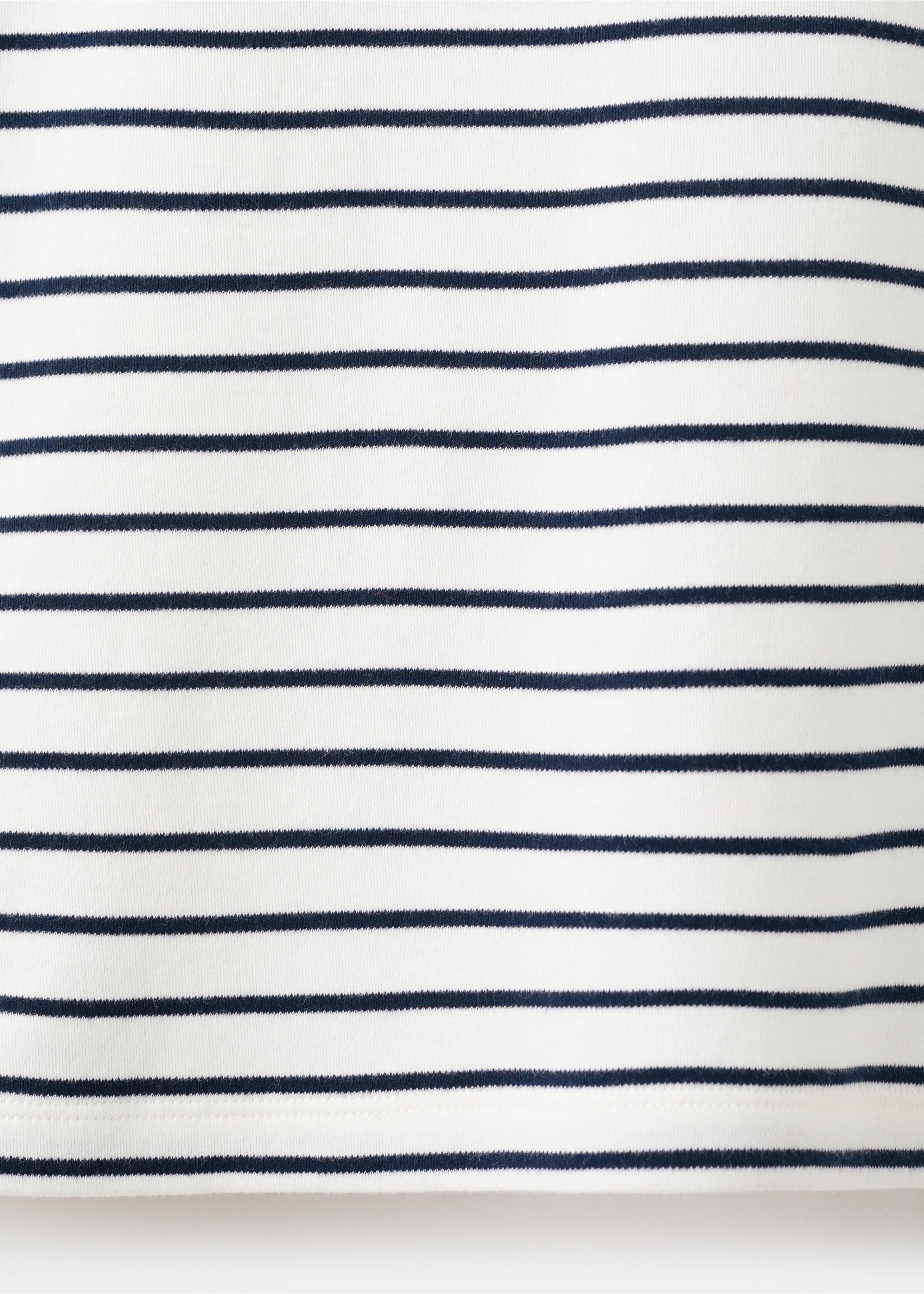 Chemise rayée avec détails brodés - Détail de l'article 0, Bleu marine. Ref: 27002543-00.