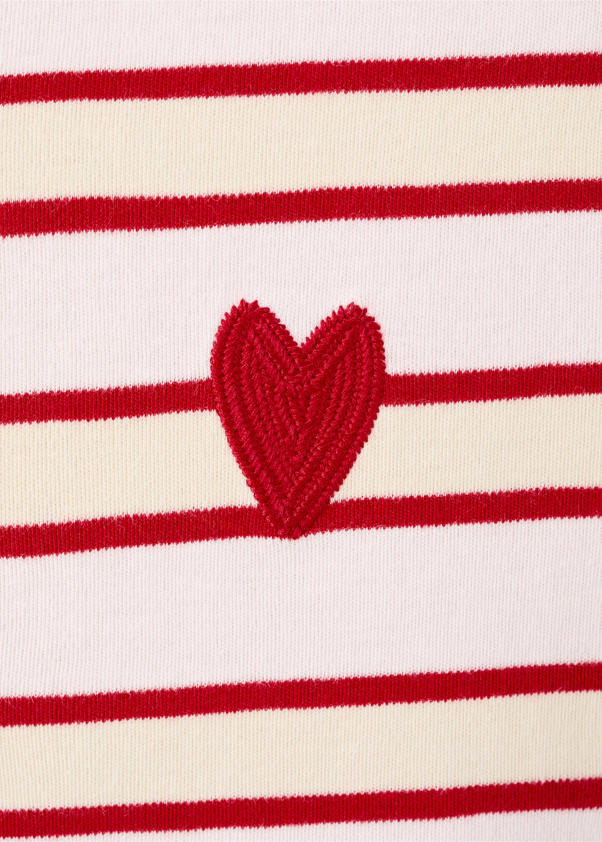 Chemise rayée avec détails brodés - Détail de l'article 0, Rouge. Ref: 27002543-00.