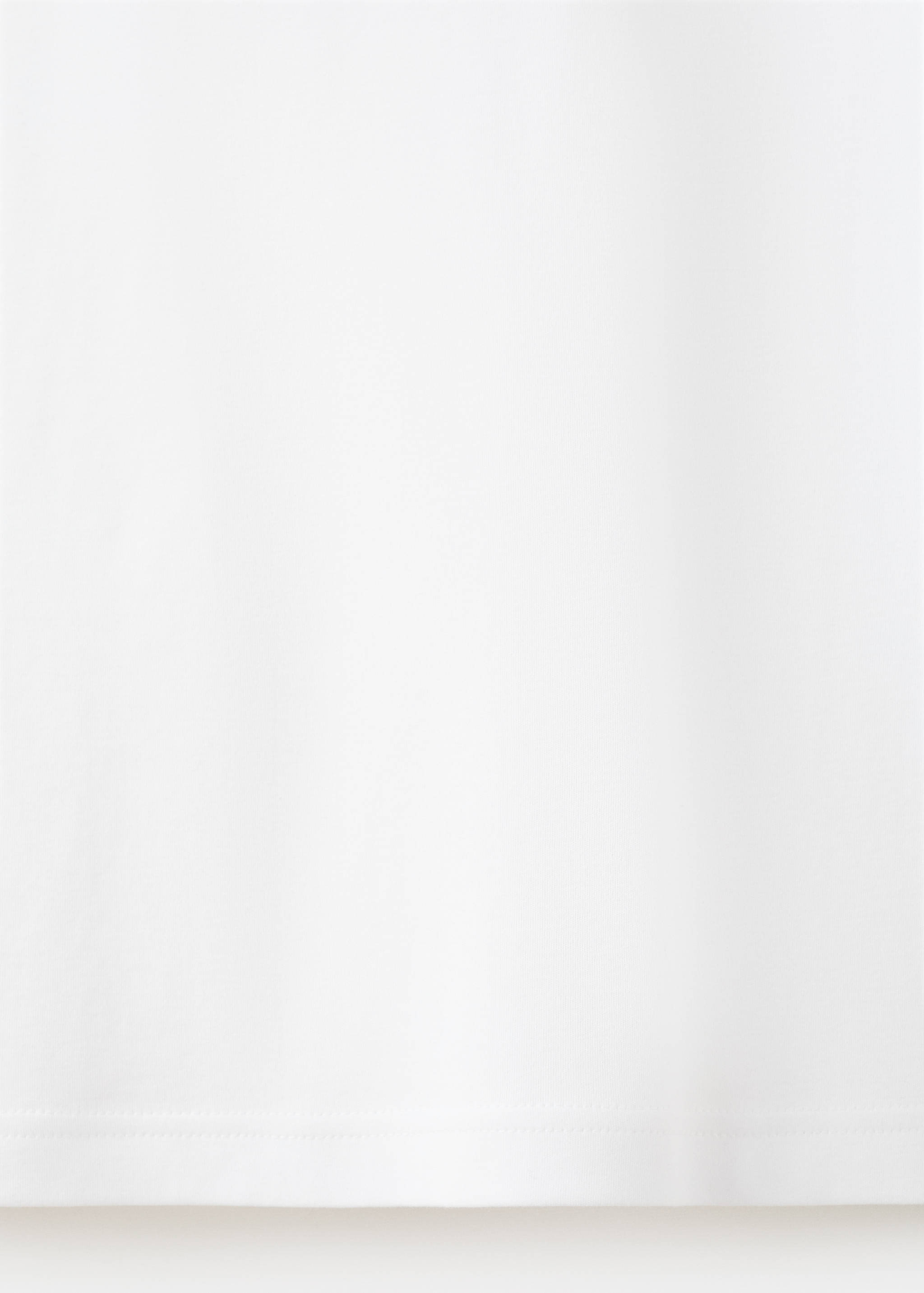 Хлопковая футболка со сборками - Деталь изделия 0