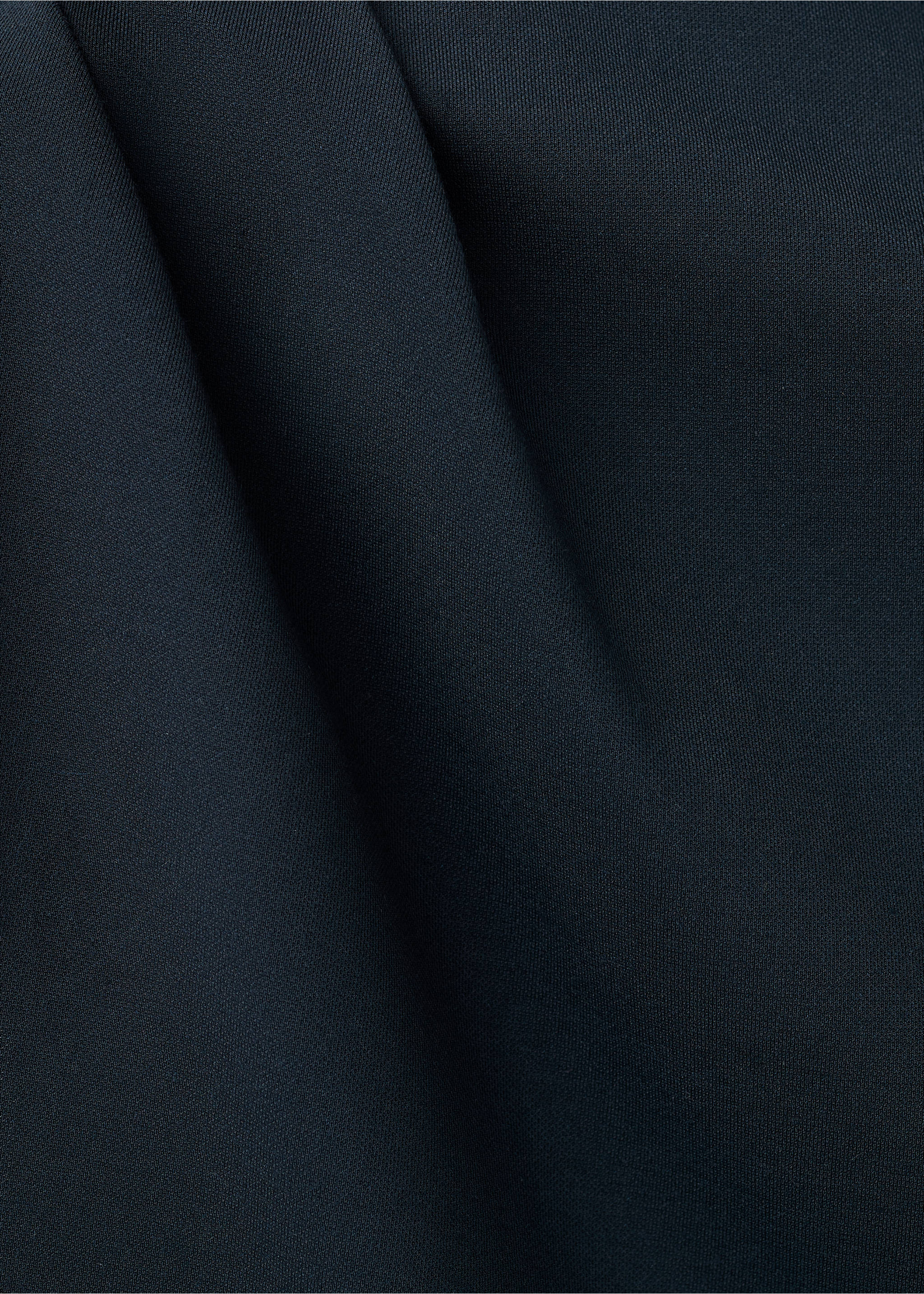 Футболка с асимметричной горловиной и сборками - Деталь изделия 8, Глубокий темно-синий. Ref: 27002545-00.