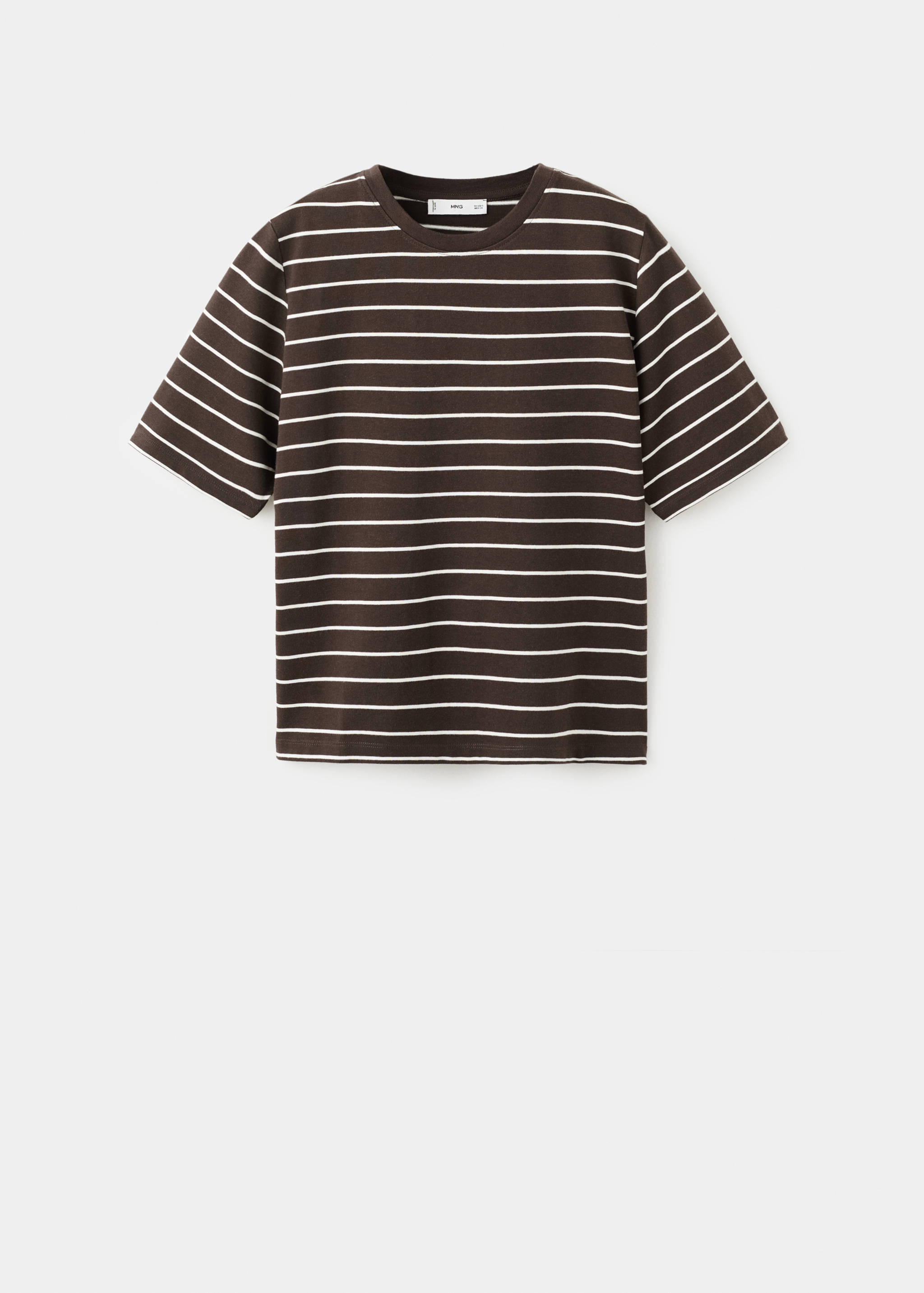 Striped cotton T-shirt - Article without model