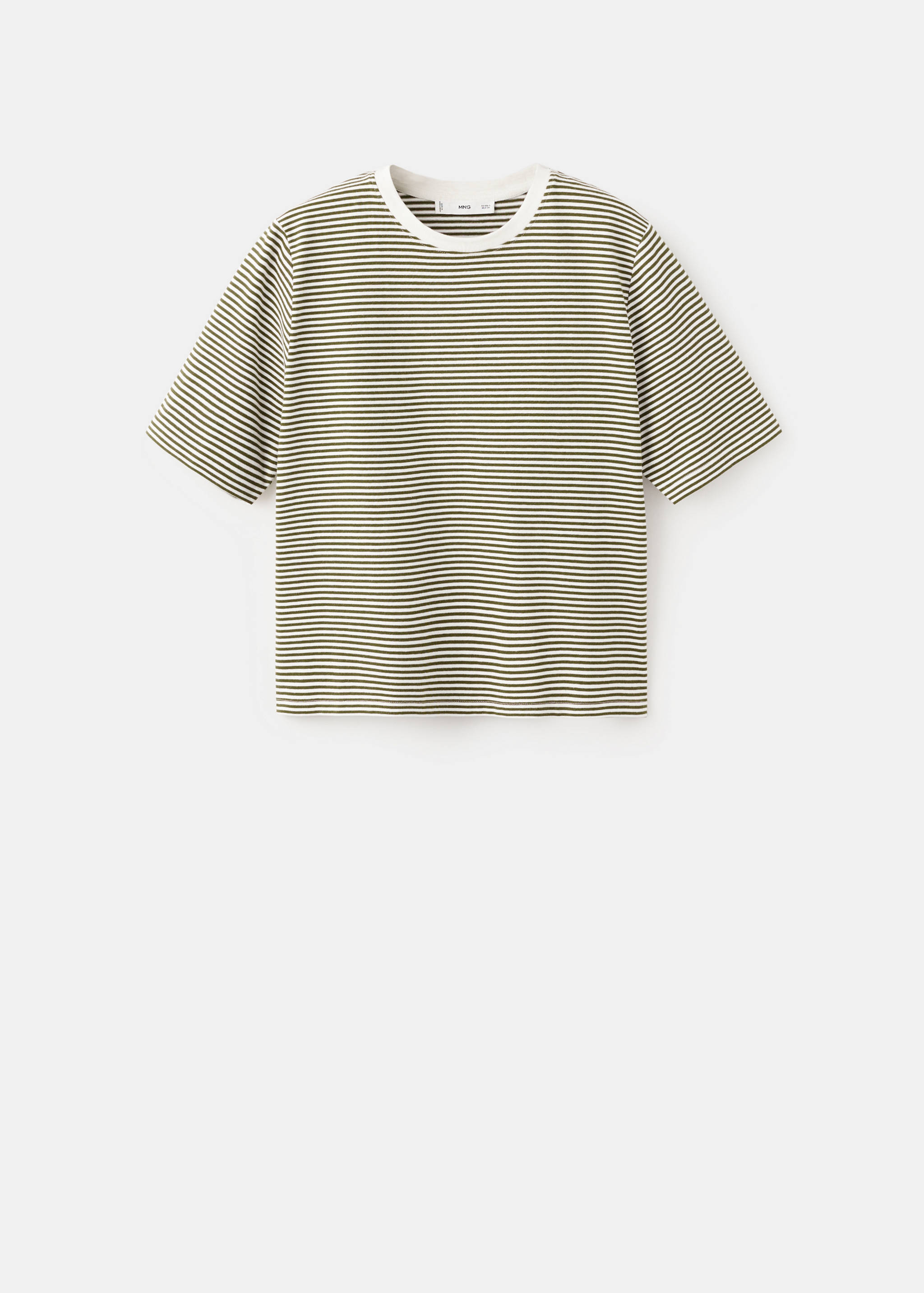 Striped cotton T-shirt - Article without model