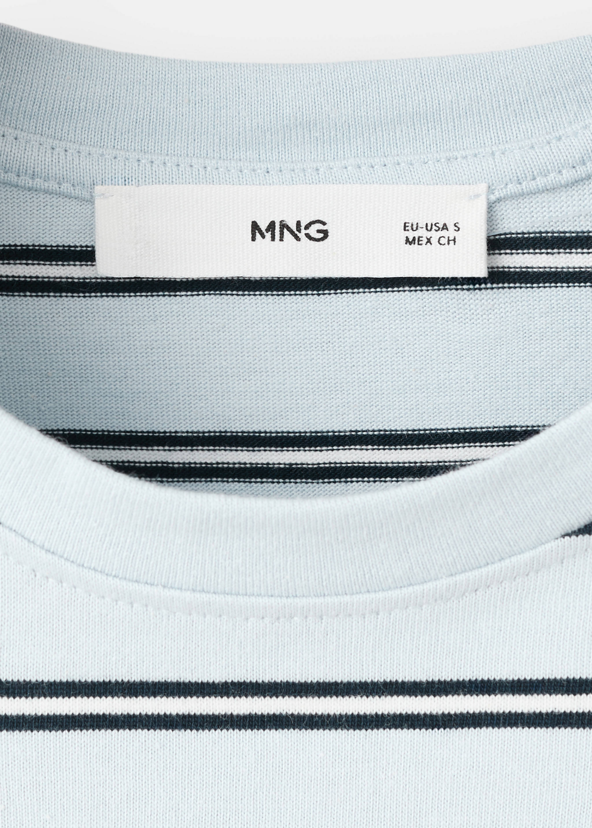 T-shirt coton à rayures - Détail de l'article 8