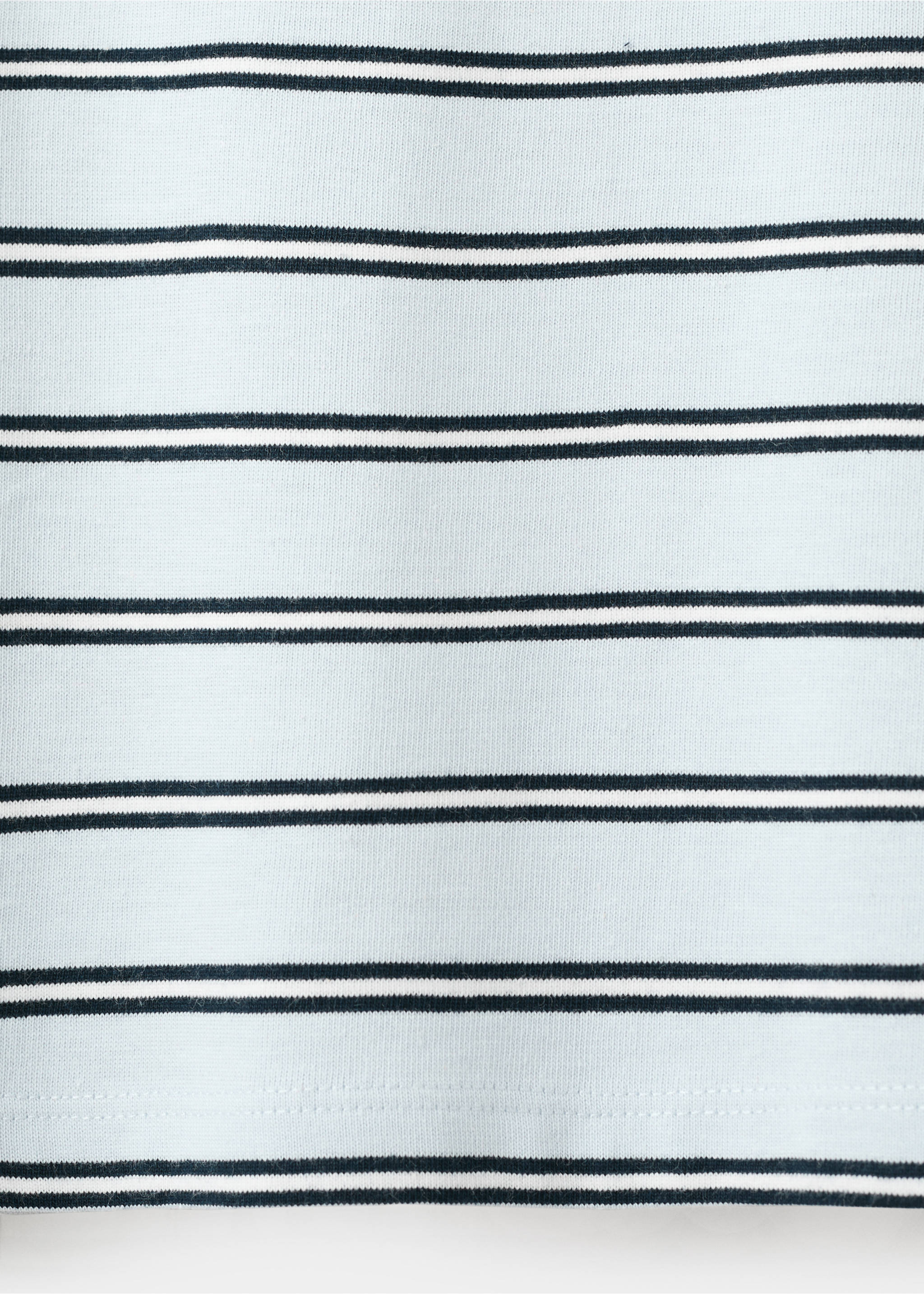 Samarreta cotó ratlles - Detall de l'article 0, Blau cel. Ref: 27002549-00.