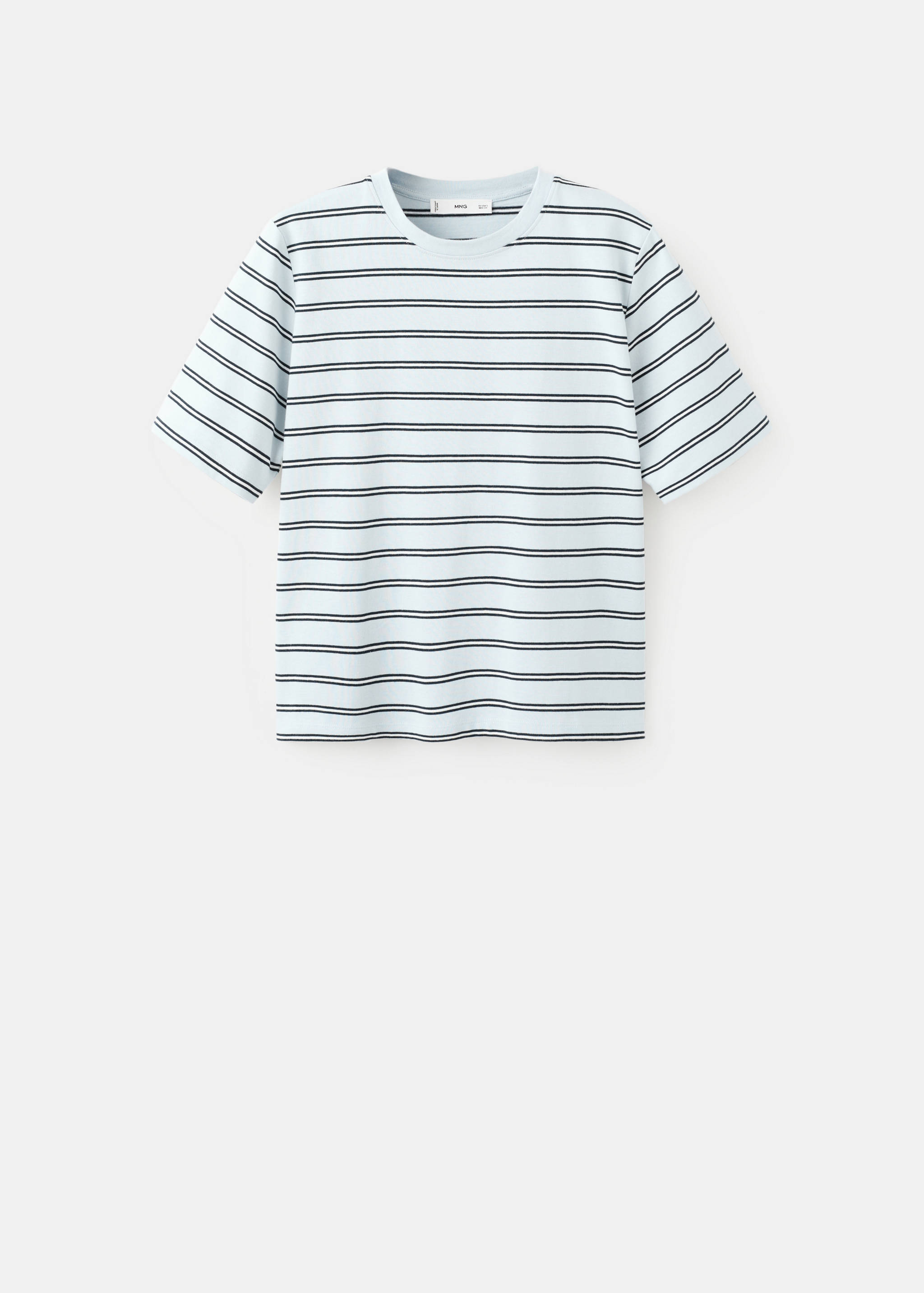 Striped cotton T-shirt - Article without model